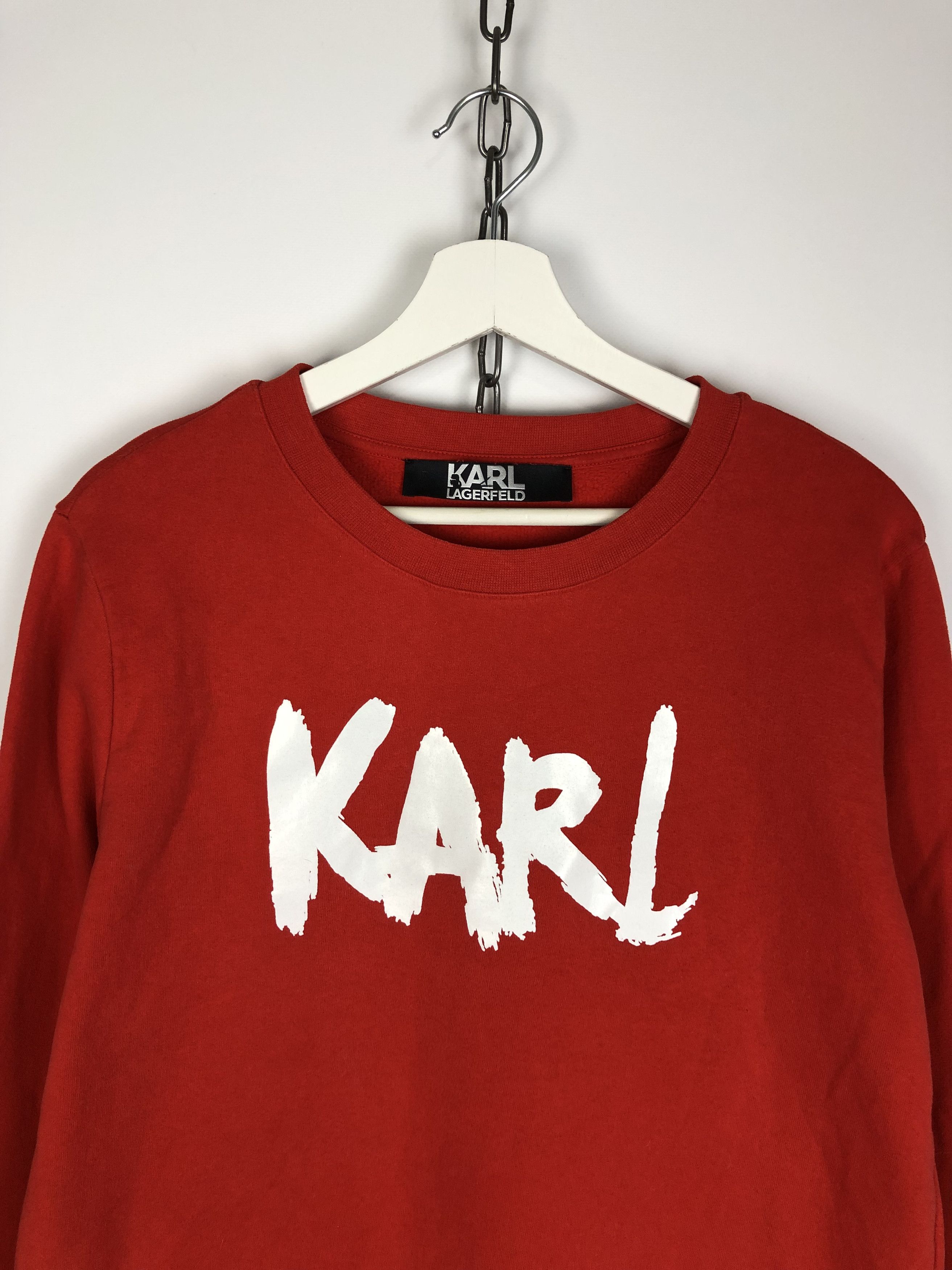 Karl Lagerfeld Karl Lagerfeld Sweatshirt Crewneck Center Logo Orange L Size US L / EU 52-54 / 3 - 2 Thumbnail