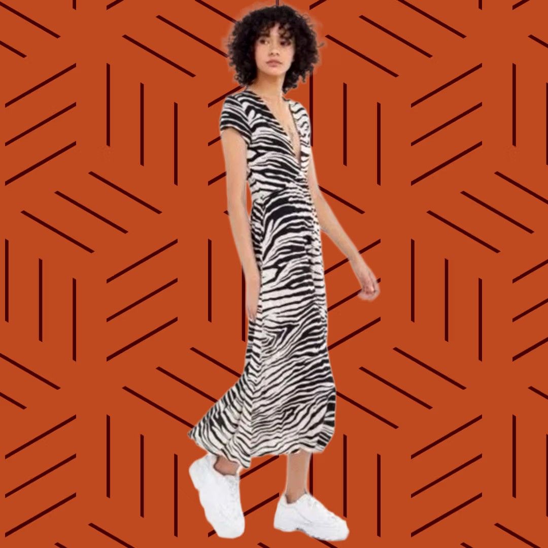 urban outfitters jersey dress UO Nora Jersey Knit Tube Midi Dress