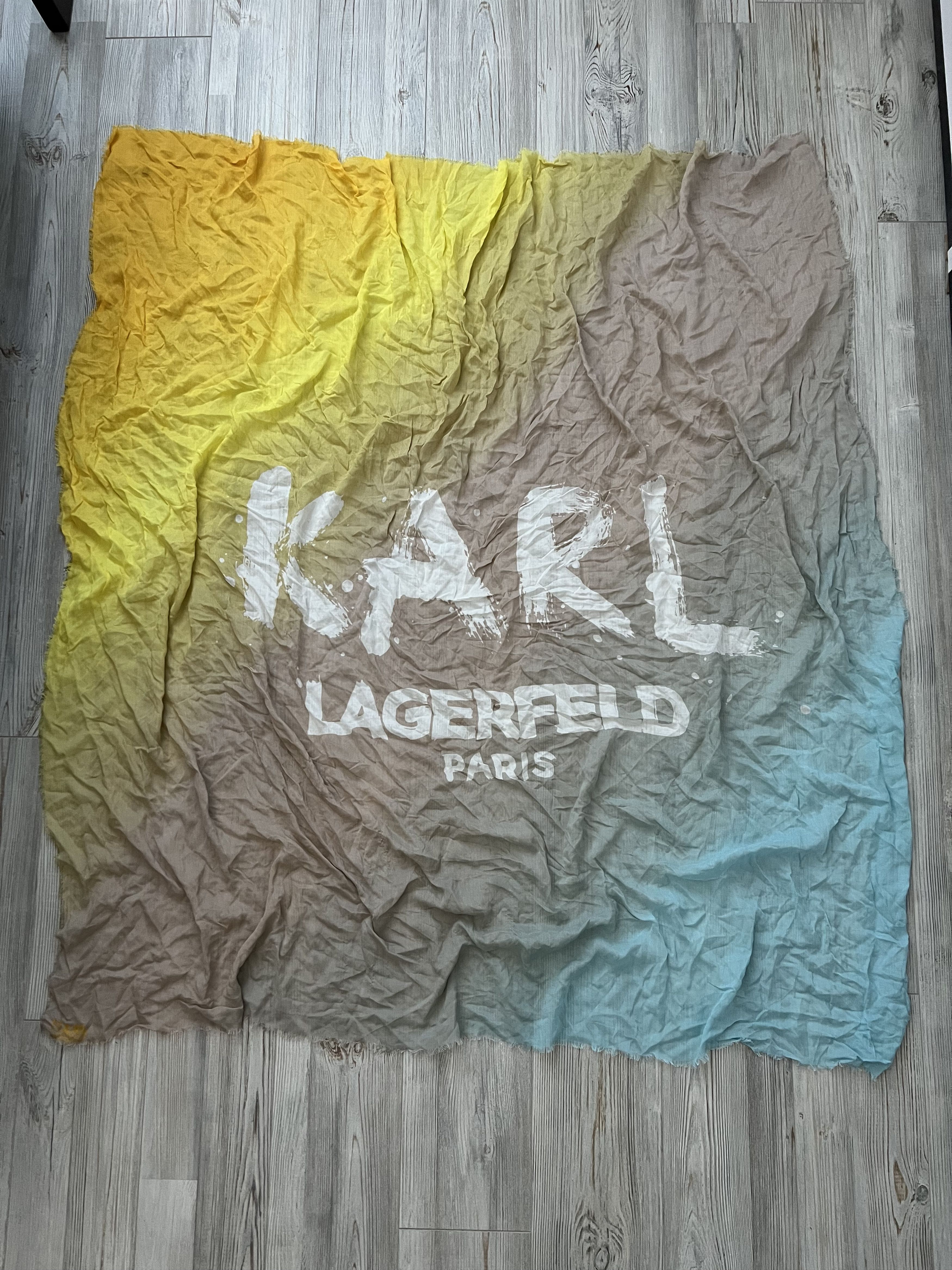 Karl Lagerfeld Karl Lagerfeld Women's Multicolor Modal Silk Scarf Size ONE SIZE - 1 Thumbnail