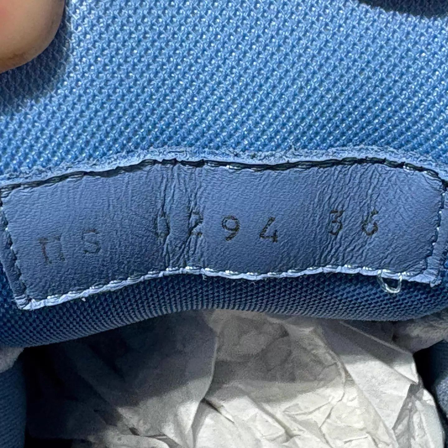 Louis Vuitton LV Petite Malle blue white UK2 36 Size US 5.5 / IT 35.5 - 8 Thumbnail