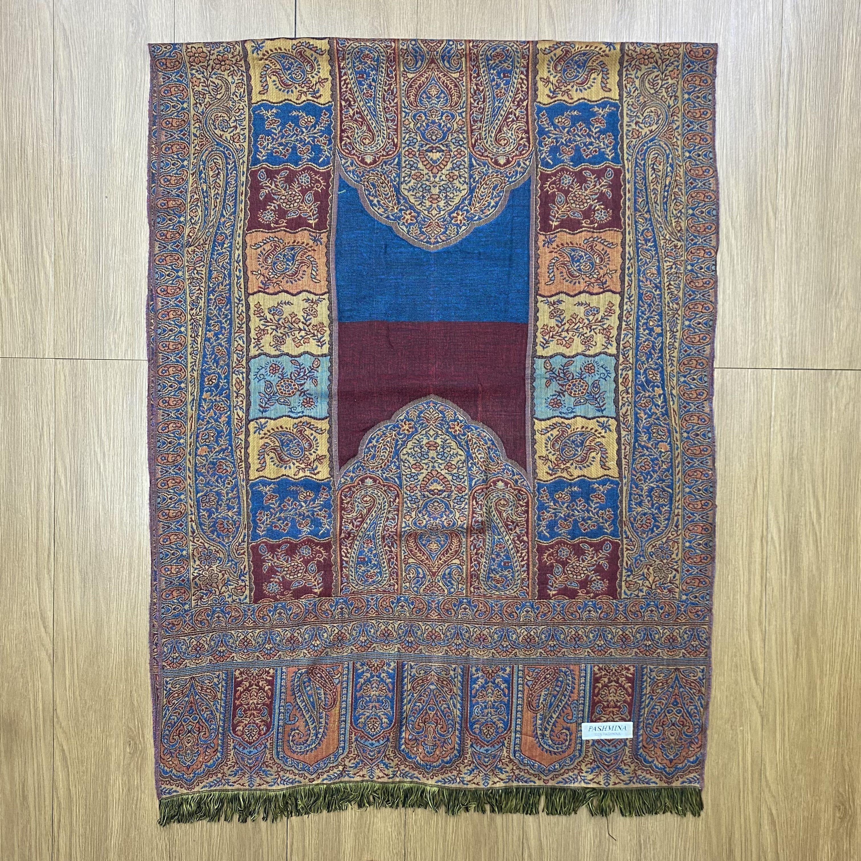 Vintage Vintage Pashmina Scarf Muffler Art SSC239 Size ONE SIZE - 3 Thumbnail