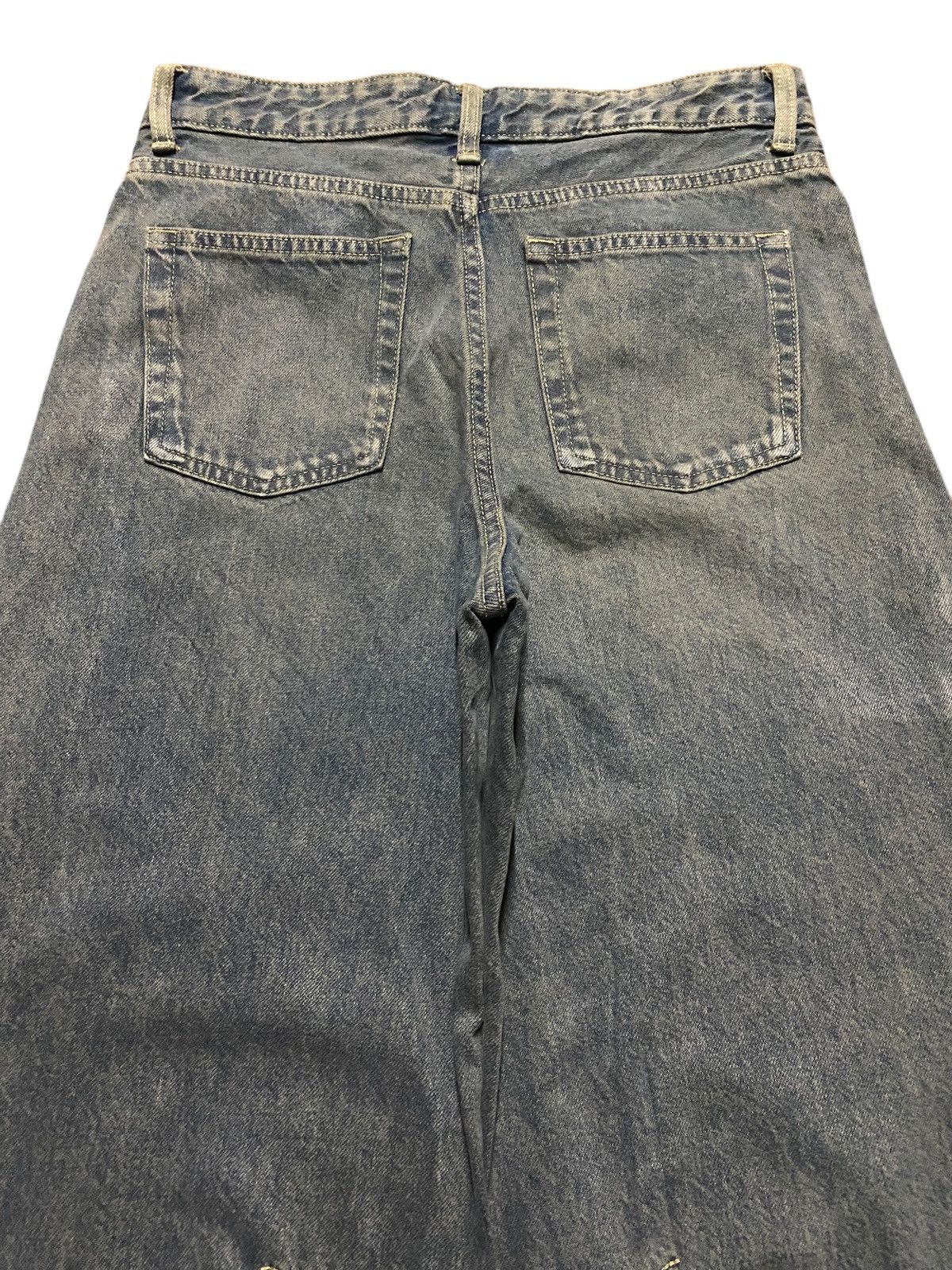 JNCO Vintage Japanese Brand Gu Mud Wash Super Baggy Jeans Size US 28 / EU 44 - 4 Thumbnail