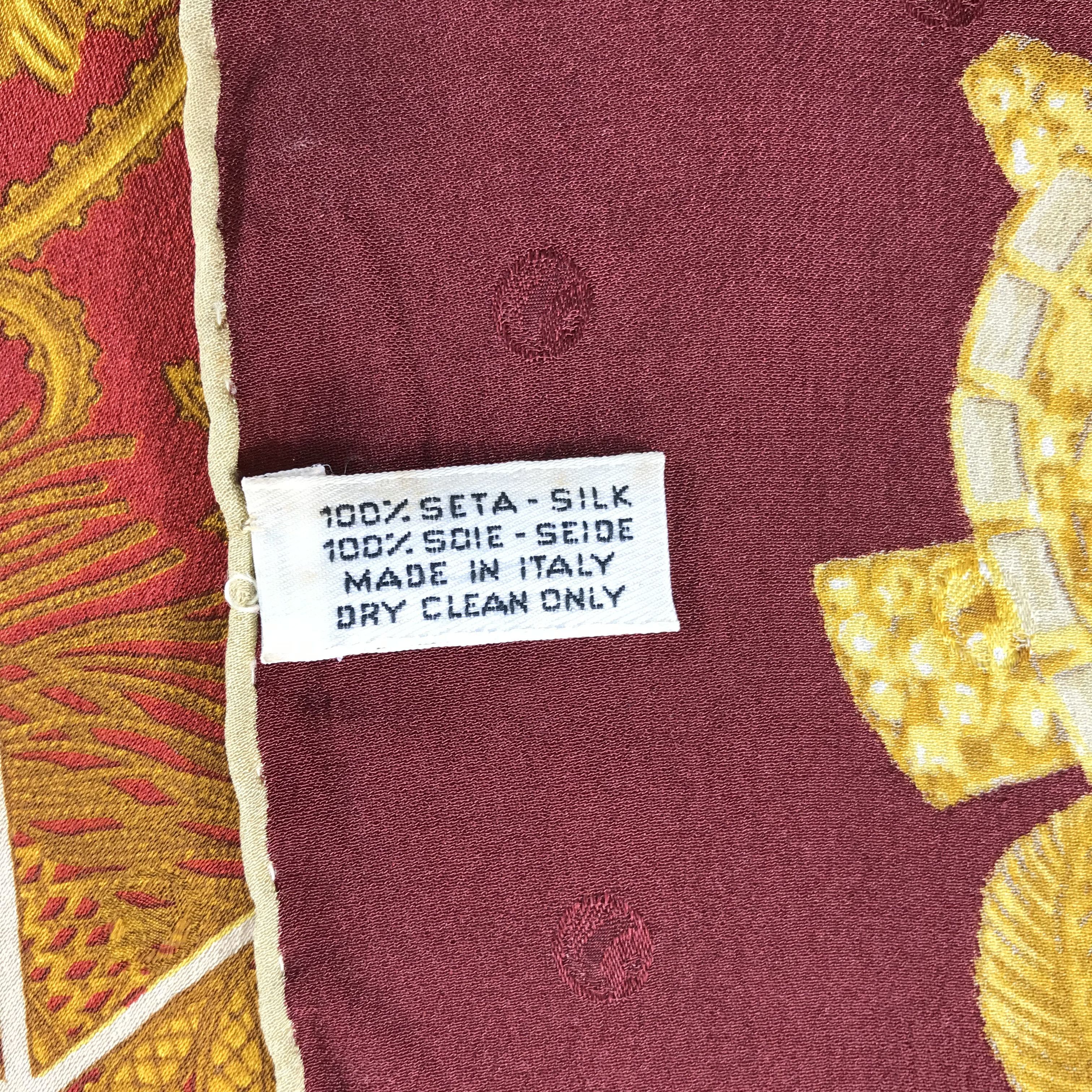 Nina Ricci × Vintage Vintage Nina Ricci Silk Scarf Size ONE SIZE - 5 Thumbnail