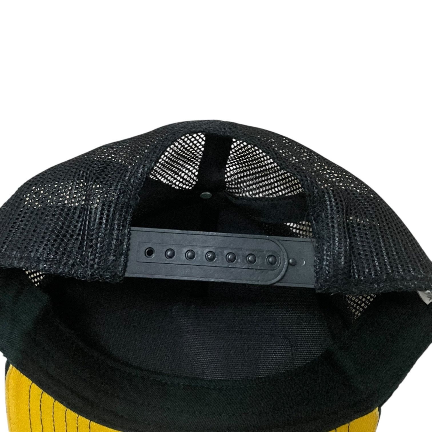 Other CAT Caterpillar Yellow & Black Mesh Flat Brim Snapback Hat Size ONE SIZE - 6 Thumbnail