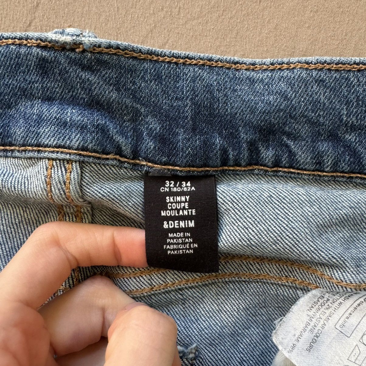 H&M H&M Ripped Skinny Jeans Size US 32 / EU 48 - 7 Thumbnail