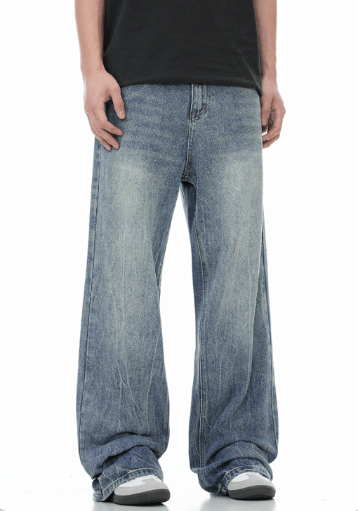 Japanese Brand × Jean High street washed cracked cleanfit versatile jeans Size US 32 / EU 48 - 5 Thumbnail