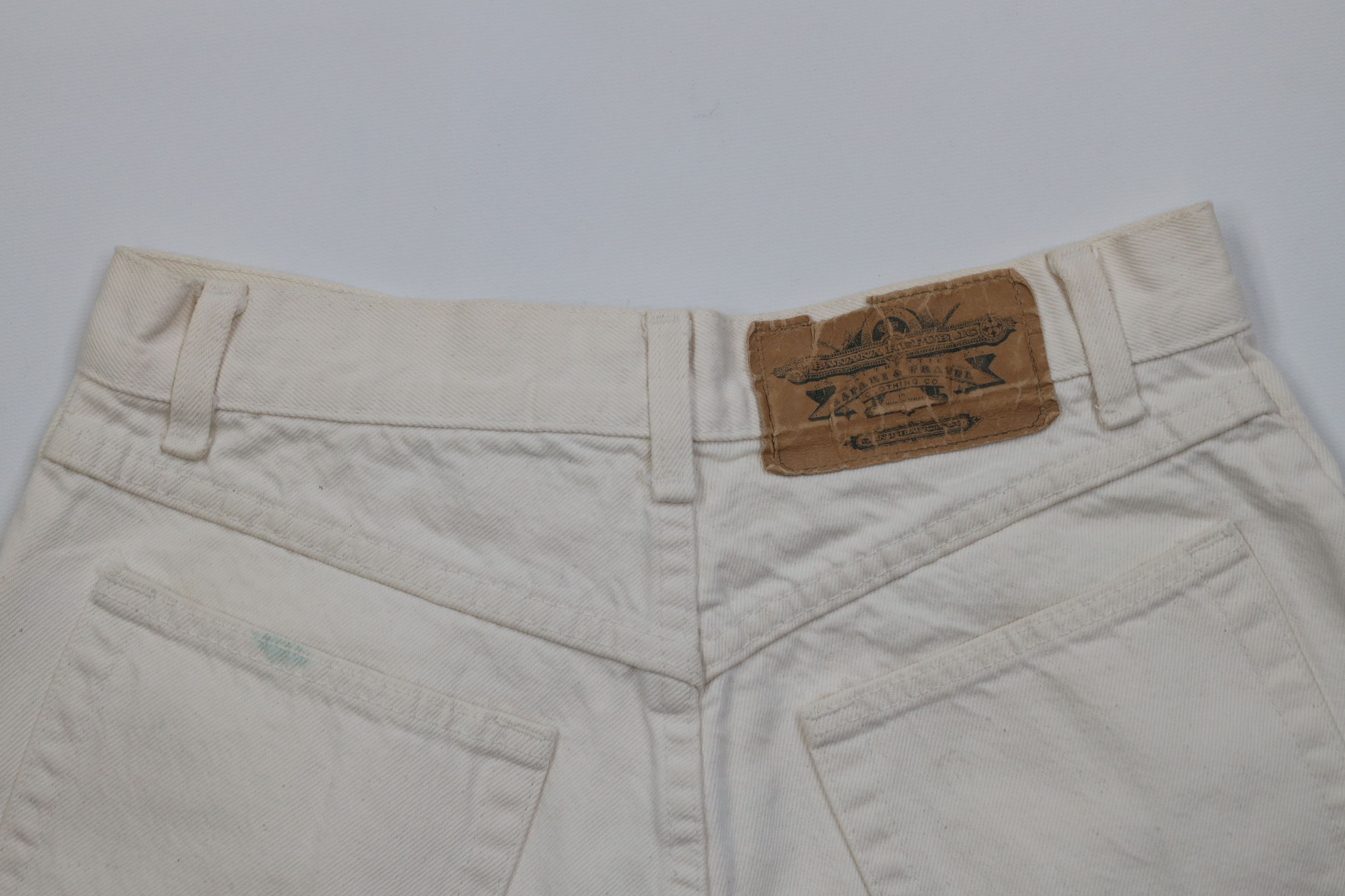 Banana Republic Vintage 90s Banana Republic Safari Fly Denim Shorts USA Size 27" / US 4 / IT 40 - 9 Thumbnail