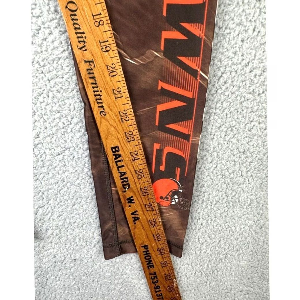 NFL NFL Cleveland Browns Leggings Pants Womens XL Tie Dye Brown Red Sleepwear Ladies Leggings Size 40" / US 18 - 5 Thumbnail