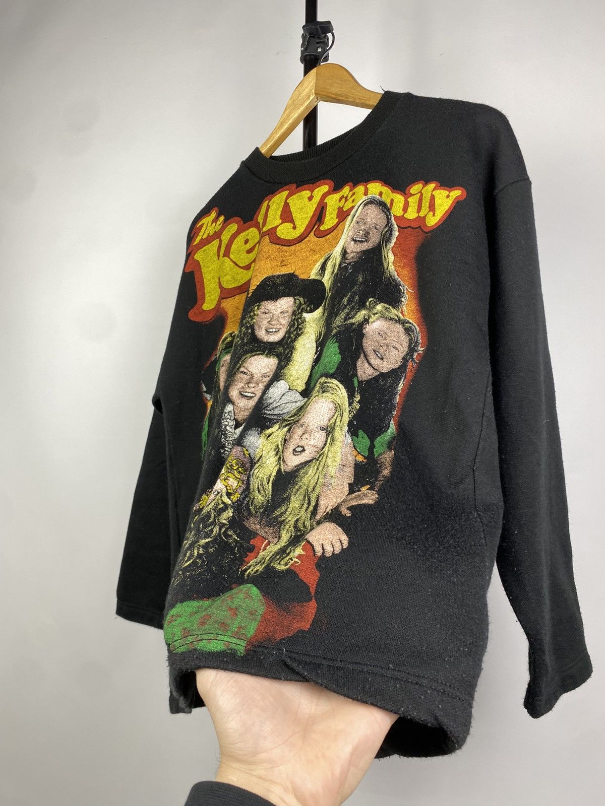 Band Tees × Vintage Vintage 90s the Kelly family big graphic vintage sweatshirt Size US M / EU 48-50 / 2 - 3 Thumbnail