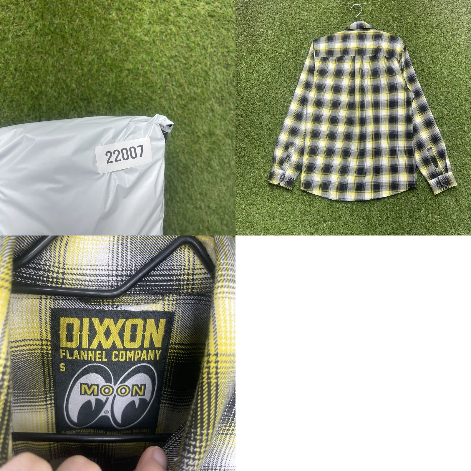 Vintage Dixxon Flannel Moon Eyes Shirt Mens Small Yellow Plaid Snap Button Long Sleeve Size US S / EU 44-46 / 1 - 8 Thumbnail