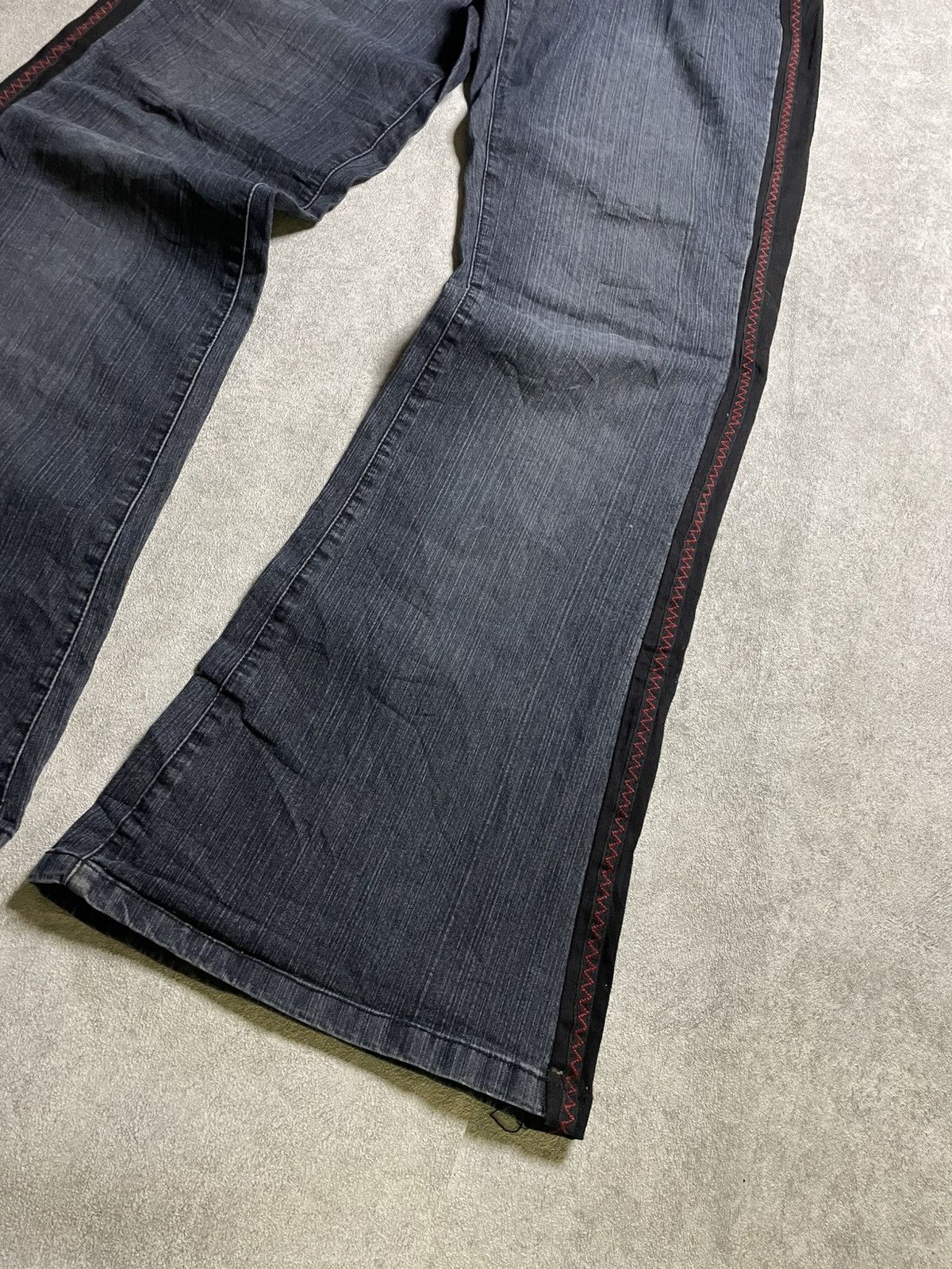 If Six Was Nine × Le Grande Bleu (L.G.B.) × Tornado Mart Flare Ifsixwasnine Vibe Jeans LGB Cut Washed Rockstar Size US 32 / EU 48 - 4 Thumbnail