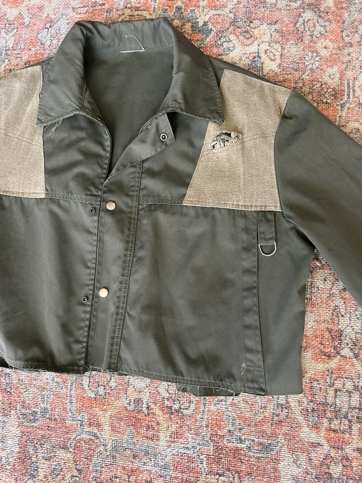 basketcase gallery Cropped Vintage French Military Trench Coat Size US M / EU 48-50 / 2 - 1 Thumbnail