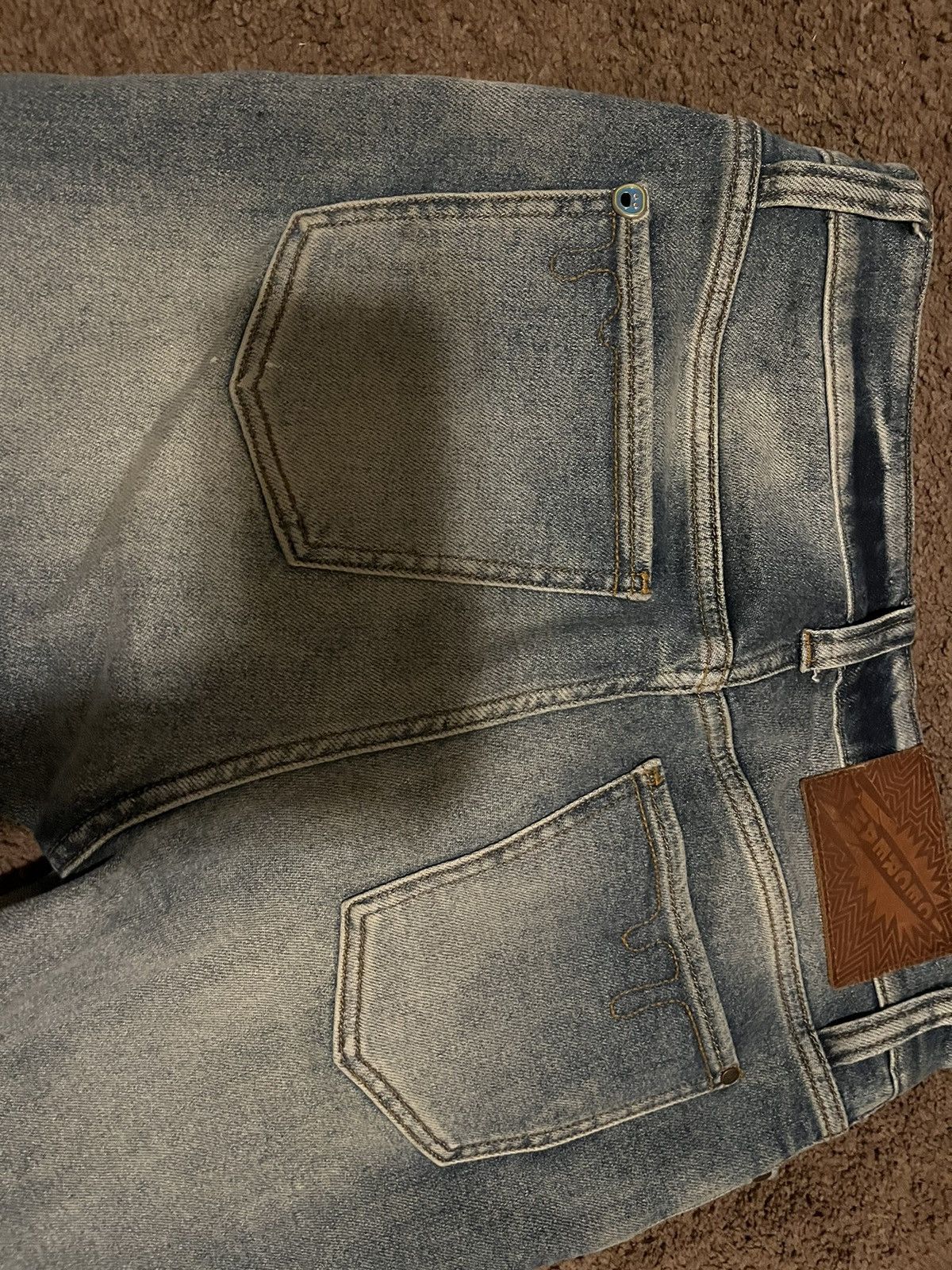 Billionaire Boys Club × Icecream icecream Running Dog Jeans Blue wash Size US 30 / EU 46 - 4 Thumbnail