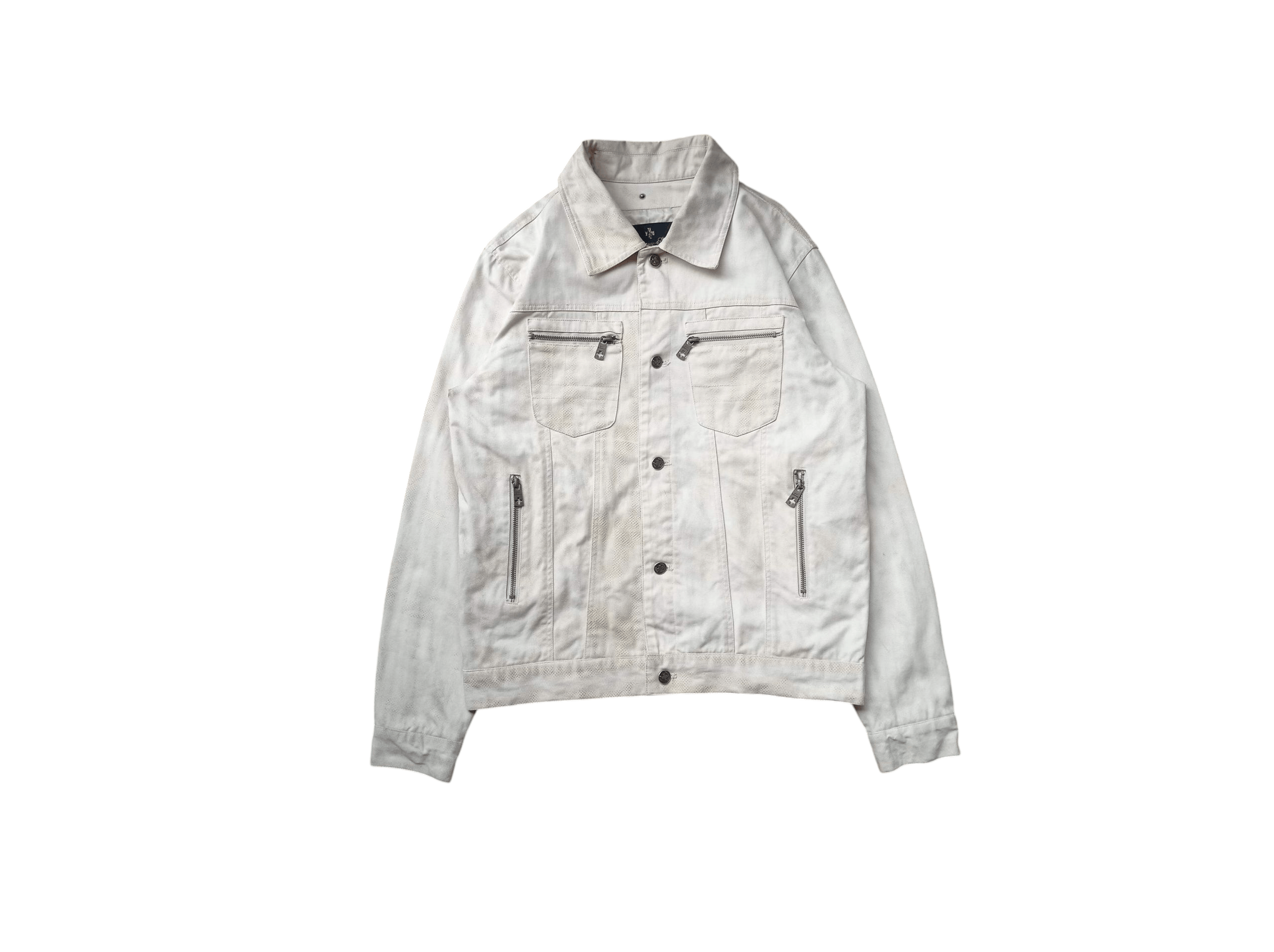 Japanese Brand Berning Sho python trucker jacket Size US L / EU 52-54 / 3 - 3 Thumbnail