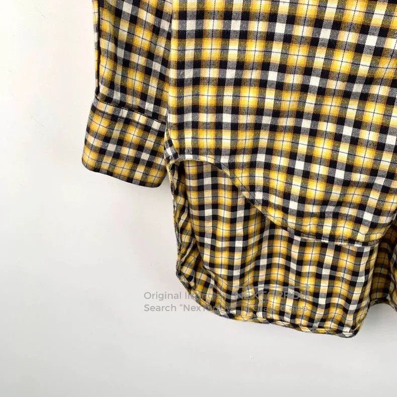 Balenciaga Balenciaga Checkered Bow Tie Long Sleeve Shirt. Size US S / EU 44-46 / 1 - 4 Thumbnail