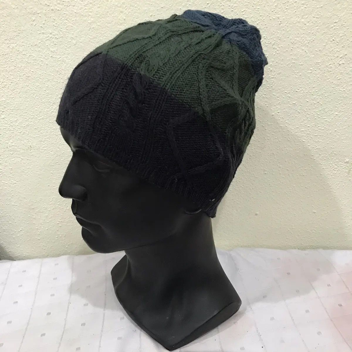Aigle × Vintage Vintage Aigle Rare Design Crochet Beanie Hat Size ONE SIZE - 3 Thumbnail