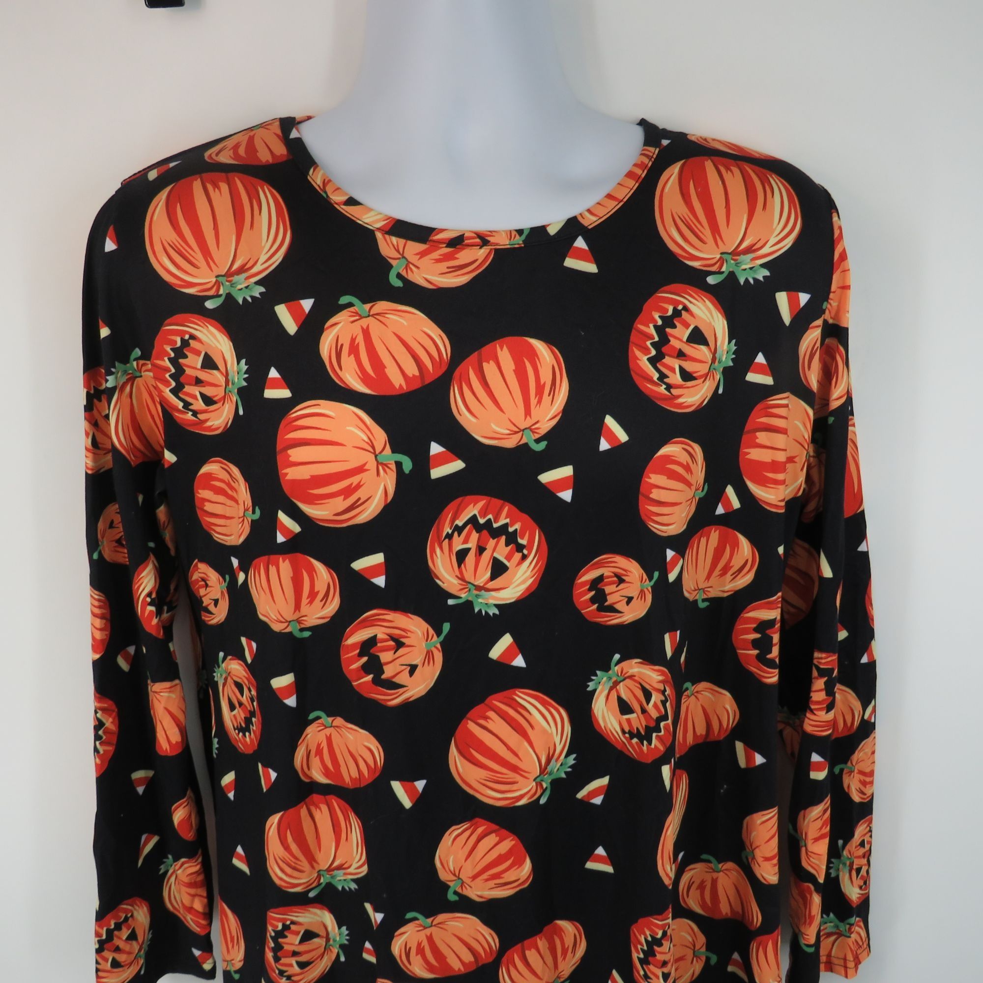 Other G and PL Women's Halloween Pumpkin Print Long Sleeve Tunic D Size XXL / US 16-18 / IT 52-54 - 3 Thumbnail