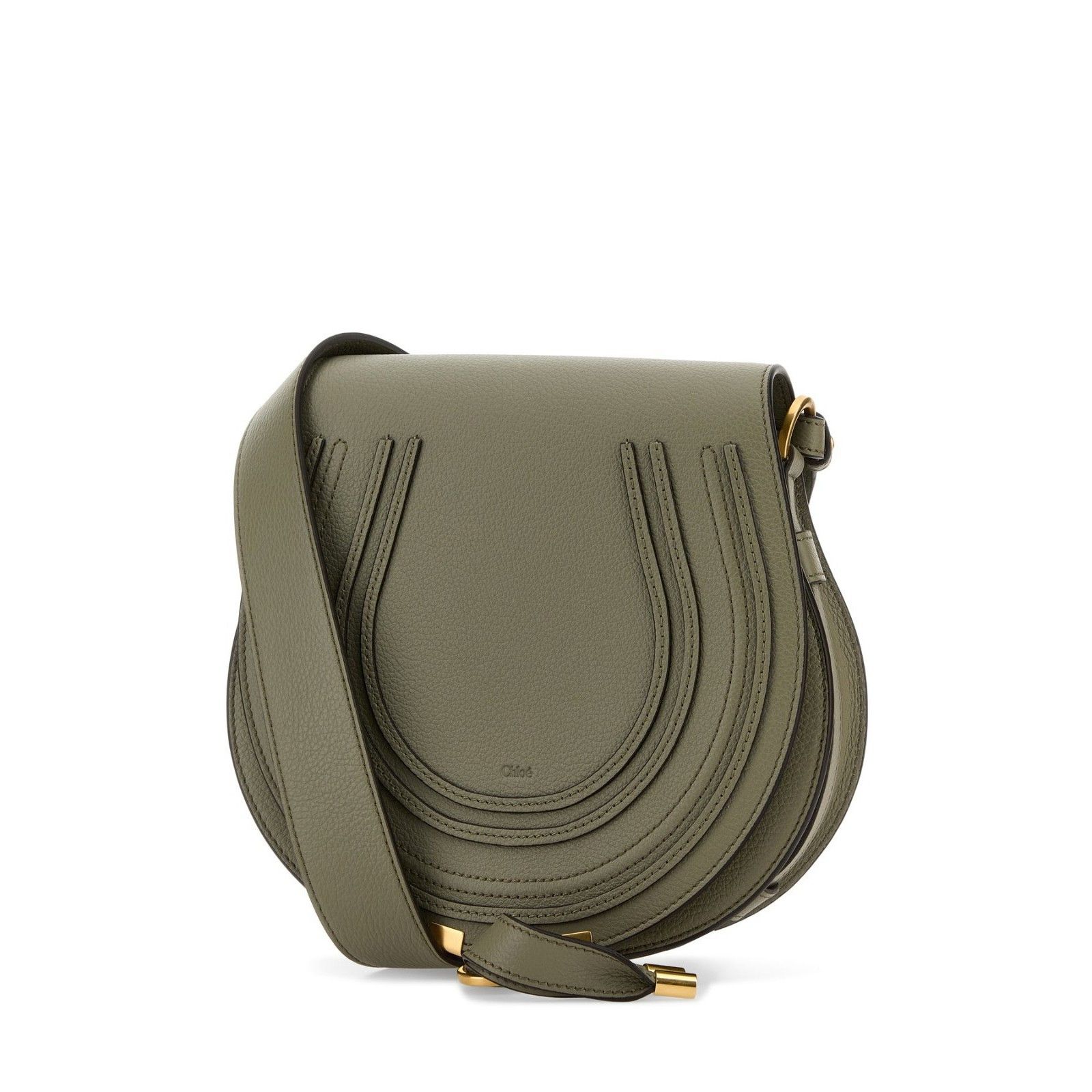 Chloe Chloe Saddle Aloe Green Shoulder Bag New & Authentic Size ONE SIZE - 4 Thumbnail