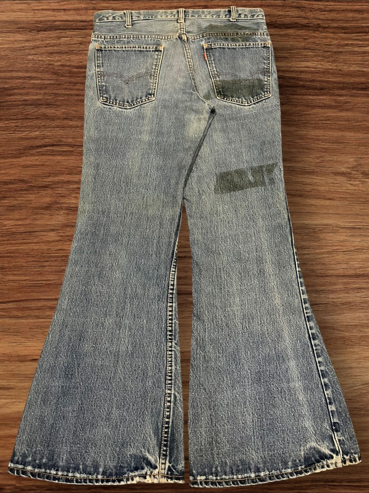Levi's × Vintage Levi’s 684 Jeans Bell Bottom Flare Bootcut Talon #8 Size US 32 / EU 48 - 2 Thumbnail