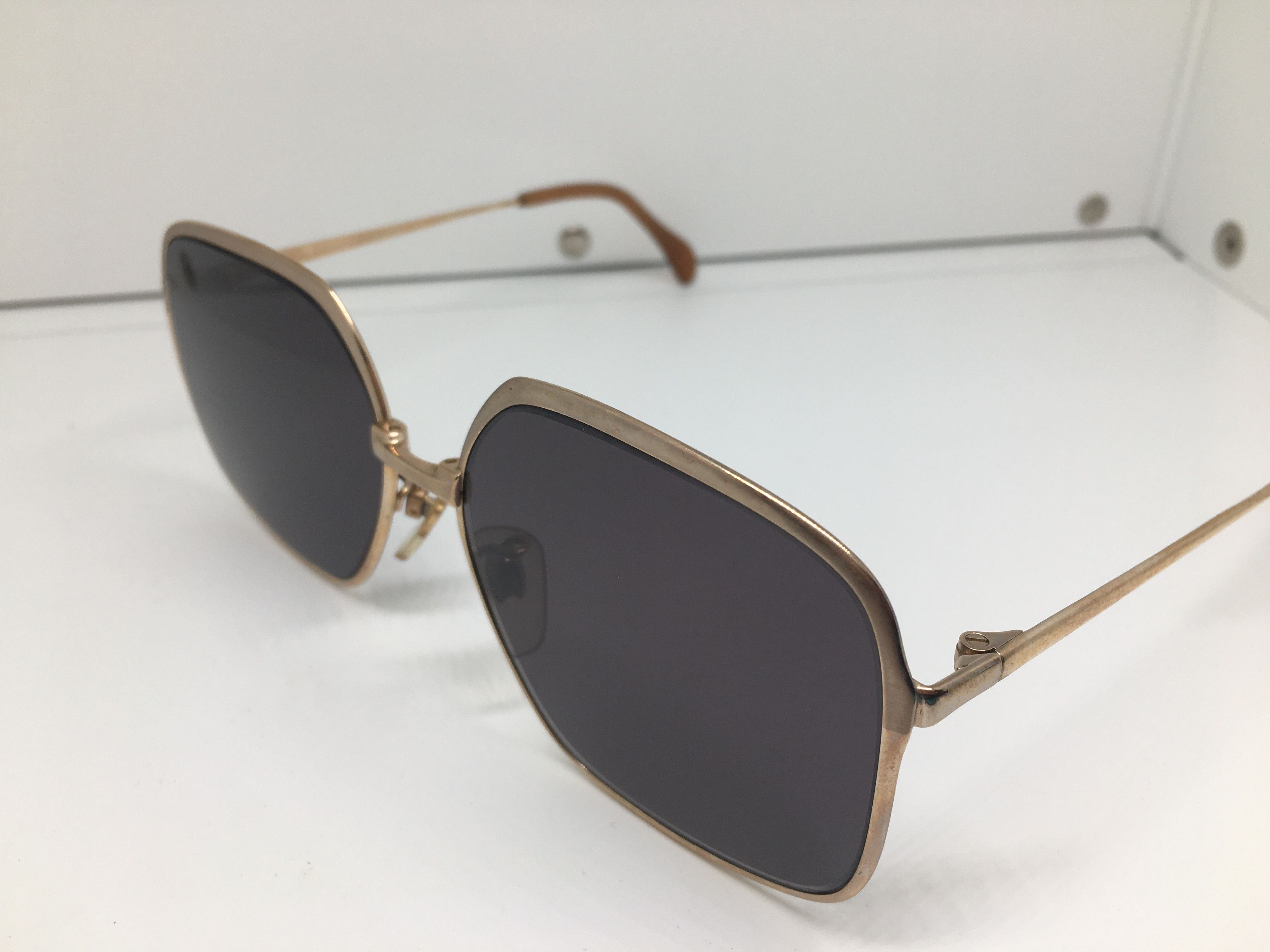 Vintage Vintage Metzler 2165 Gold Sunglasses Frame Germany Size ONE SIZE - 3 Thumbnail