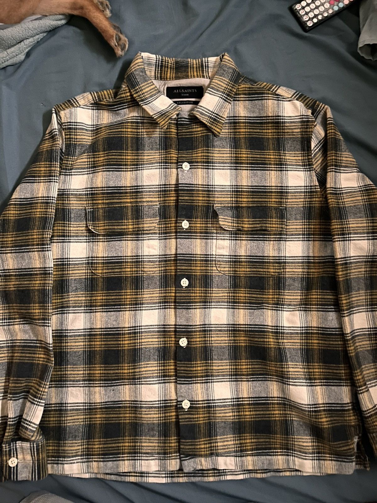Allsaints Allsaints embroidery flannel Size US L / EU 52-54 / 3 - 3 Thumbnail