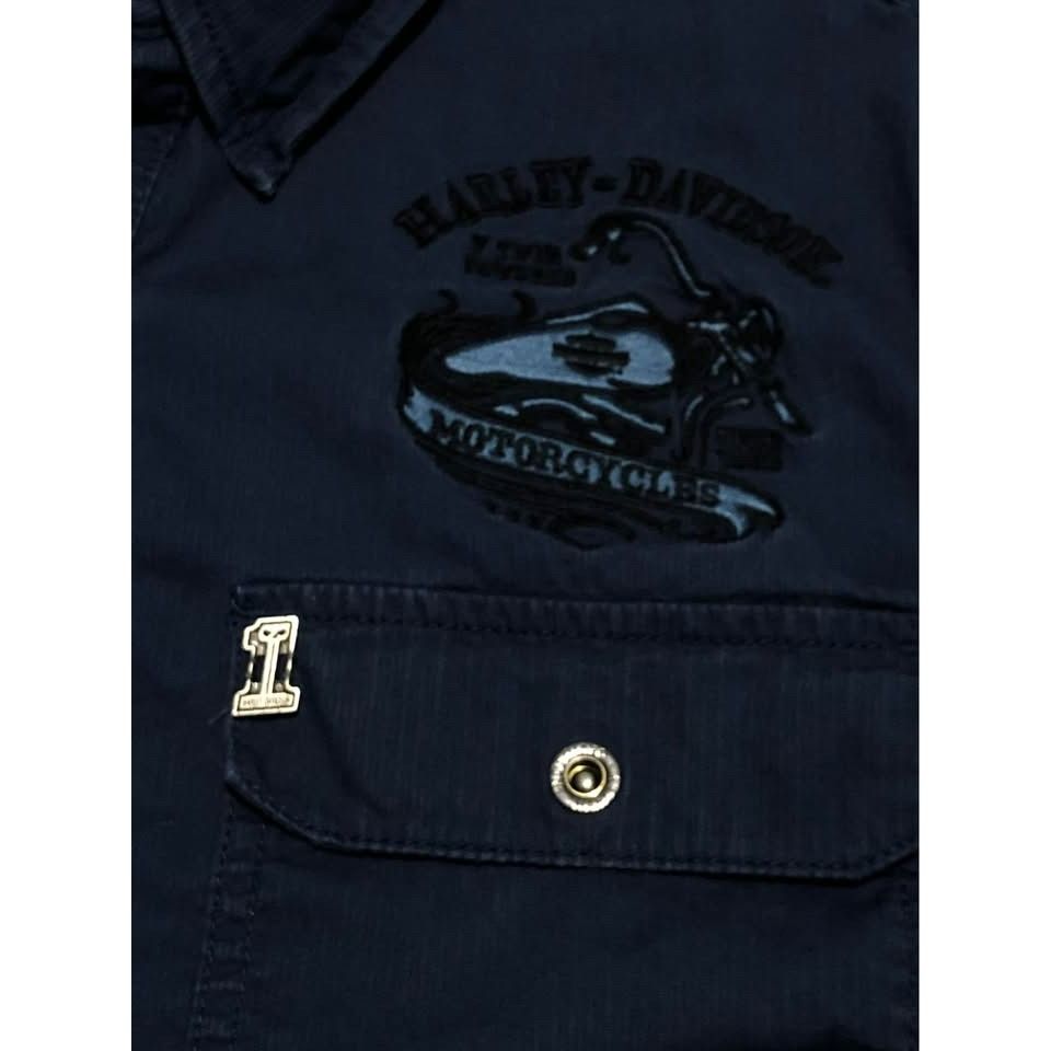 Harley Davidson Harley-Davidson Button Down Shirt Large Men Embroidery Size US L / EU 52-54 / 3 - 6 Thumbnail