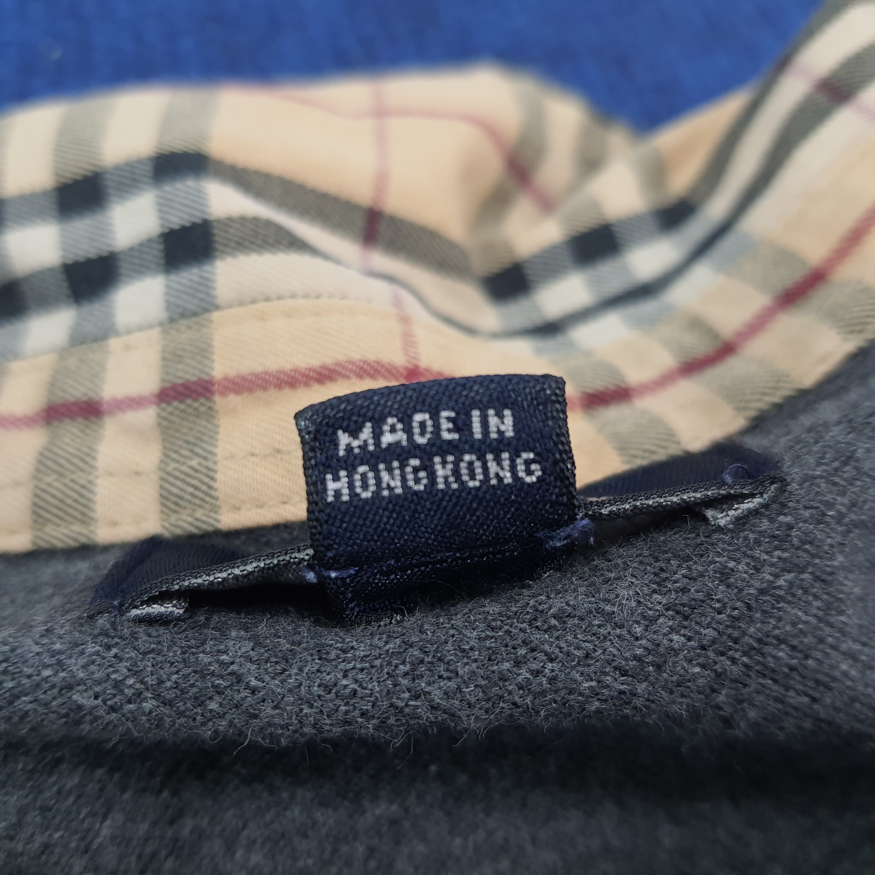 Burberry × Vintage Vintage Burberry London Nova Check Designer Polo Shirt Size US L / EU 52-54 / 3 - 6 Thumbnail