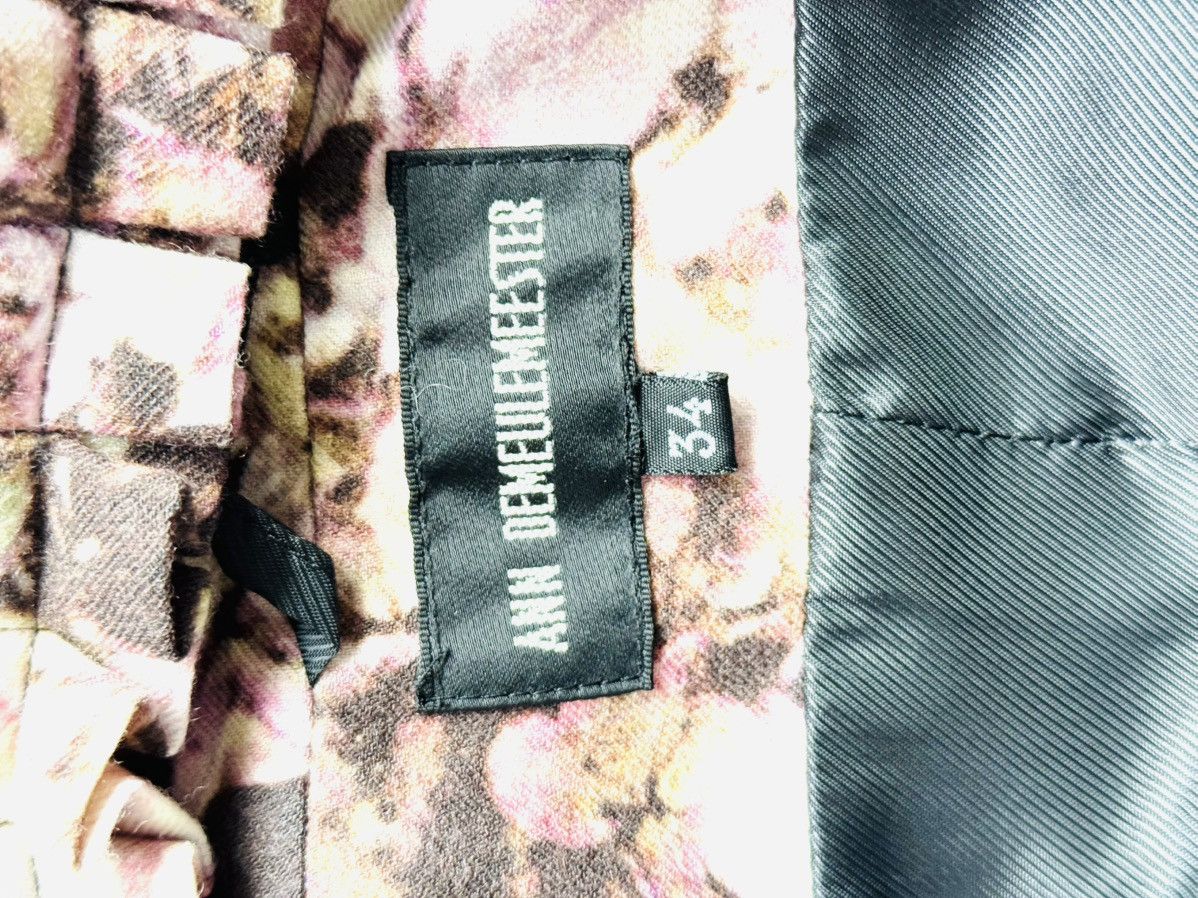 Ann Demeulemeester Fall 2008 Ann Demeulemeester Floral blazer w/ ruffle detail Size XS / US 0-2 / IT 36-38 - 4 Thumbnail