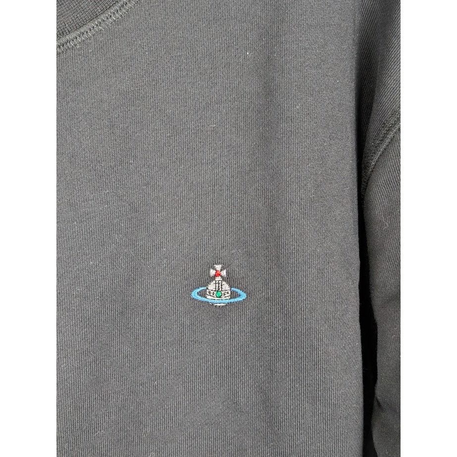 Vivienne Westwood o1rshd1 Logo Sweatshirt in Black Size US XL / EU 56 / 4 - 5 Thumbnail