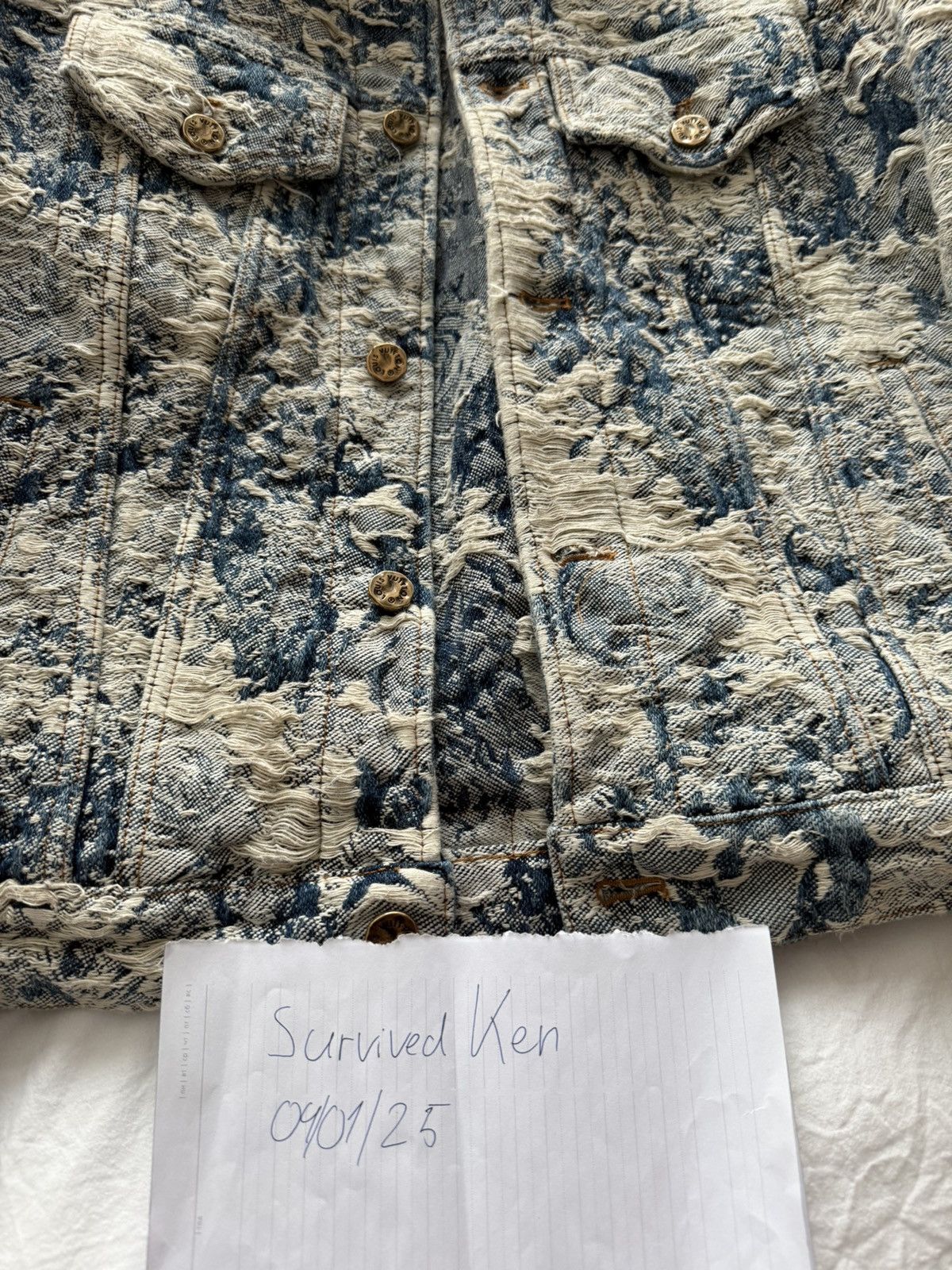 Louis Vuitton Virgil Abloh Tapestry Denim Jacket Louis Vuitton Size US S / EU 44-46 / 1 - 2 Thumbnail
