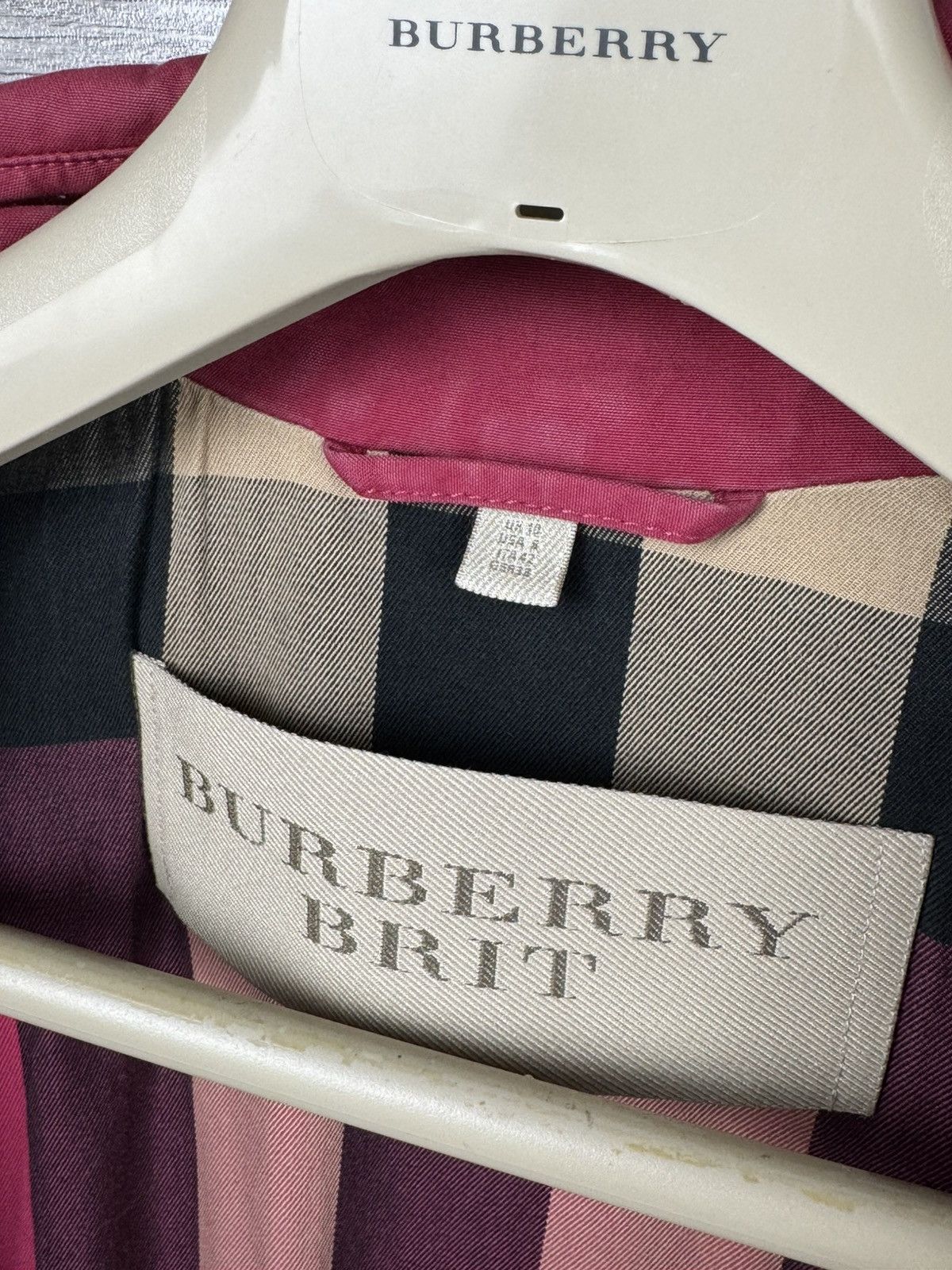 Burberry Burberry Brit Trench Vintage coat with checkered lining Size M / US 6-8 / IT 42-44 - 3 Thumbnail