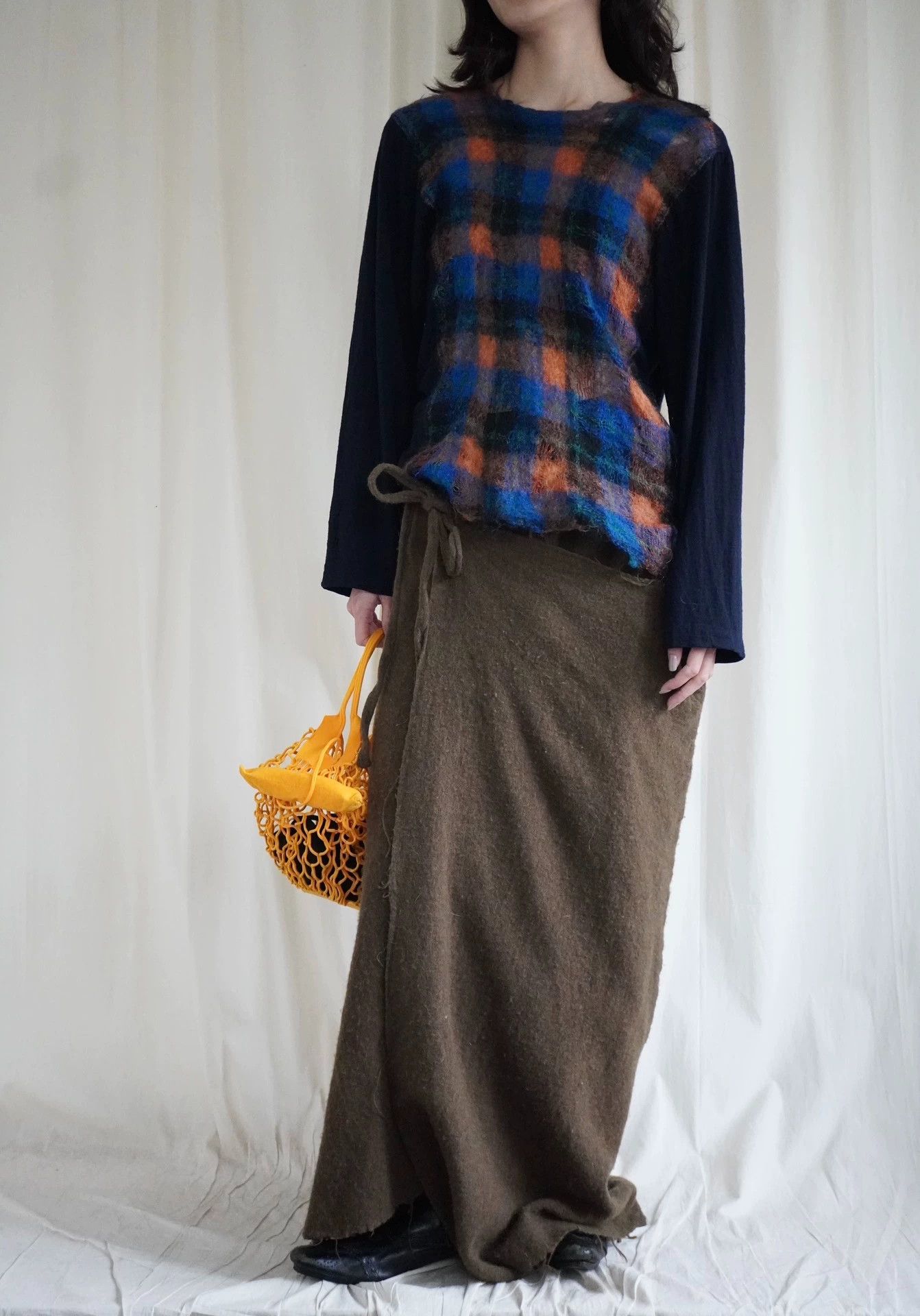 Comme des Garcons CDG 1994AW Tricot Check Wool Shrink Jacket M 9/10 Size M / US 6-8 / IT 42-44 - 4 Thumbnail