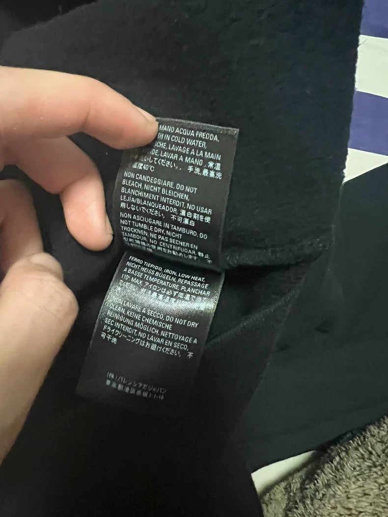 Balenciaga Balenciaga Black logo sweatshirt Size US XS / EU 42 / 0 - 6 Thumbnail