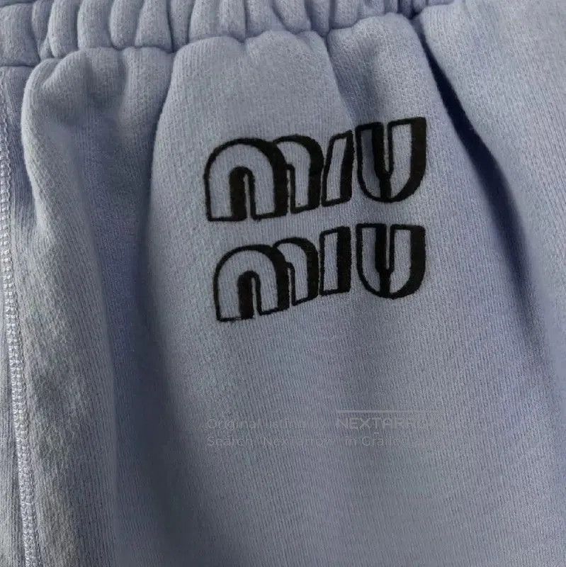 Miu Miu Miu Miu Blue Cotton Ladies Shorts . Size 23" - 5 Thumbnail