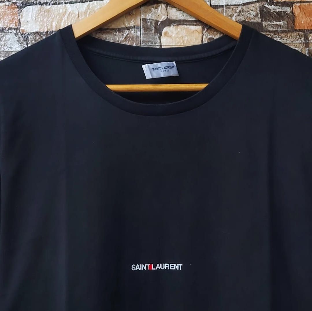 Saint Laurent Paris Saint Laurent Center Logo Tshirt Size US M / EU 48-50 / 2 - 5 Thumbnail