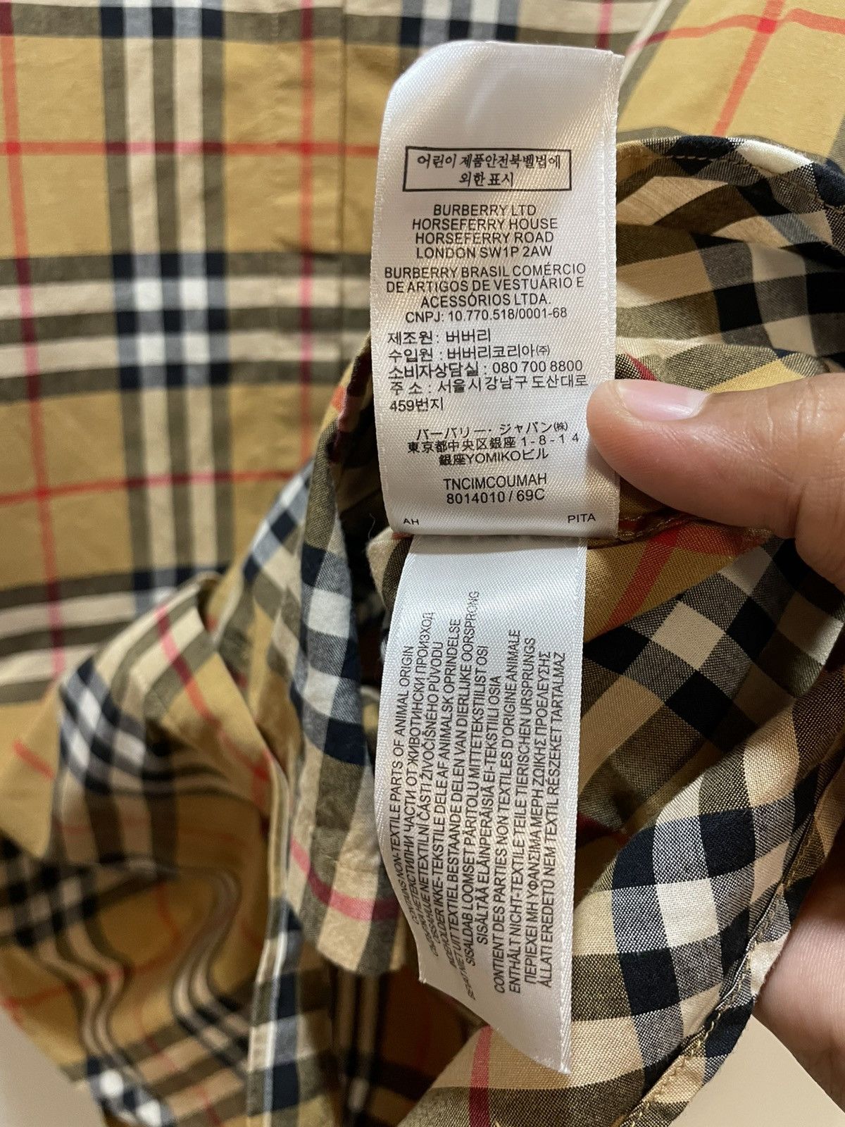 Burberry Burberry Crow Vintage Check Shirt Size S / US 4 / IT 40 - 8 Thumbnail