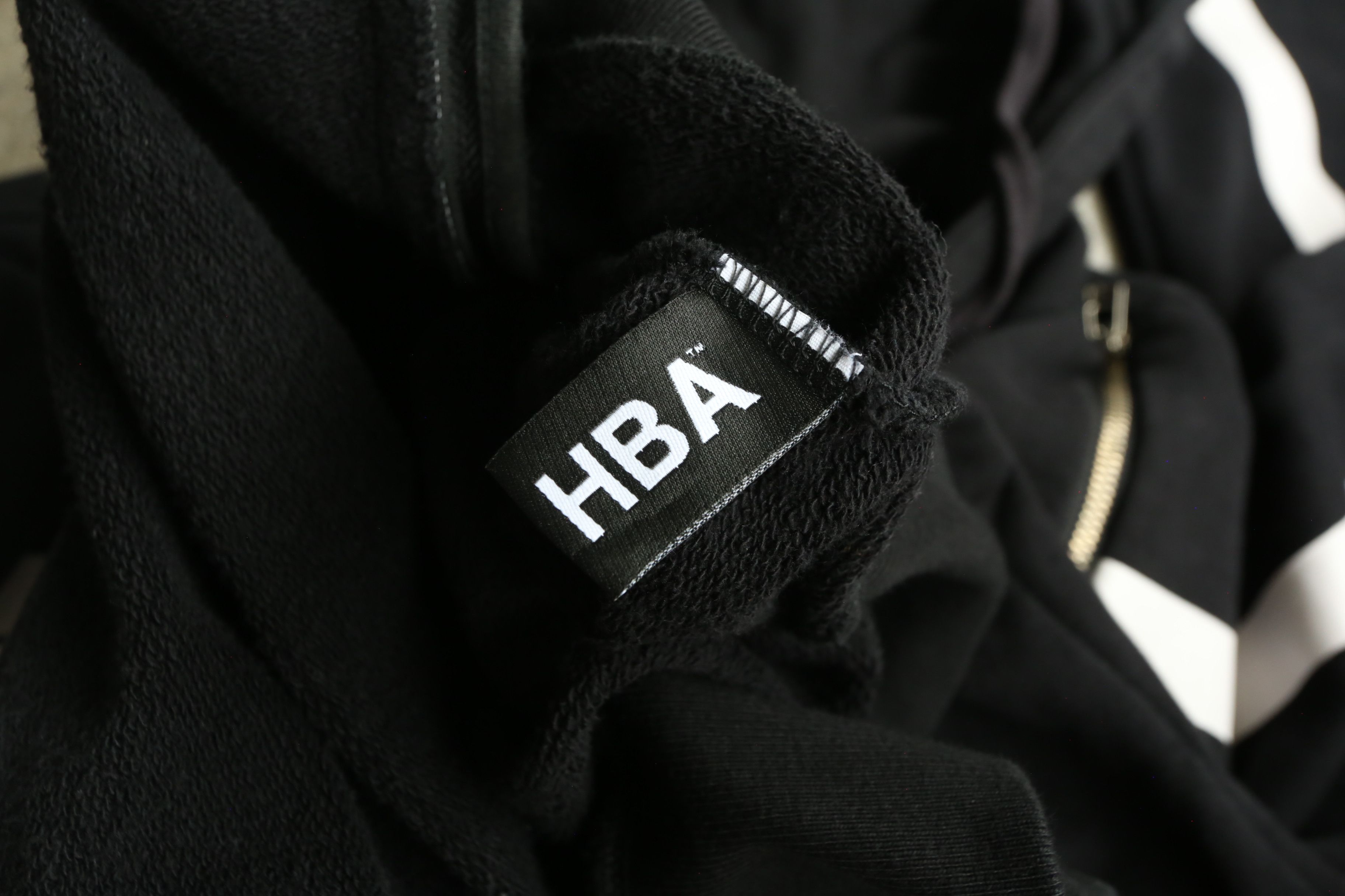 Hood By Air Hood by Air - S/S 15 - Zip Stripe Logo Hoodie Size US L / EU 52-54 / 3 - 9 Thumbnail