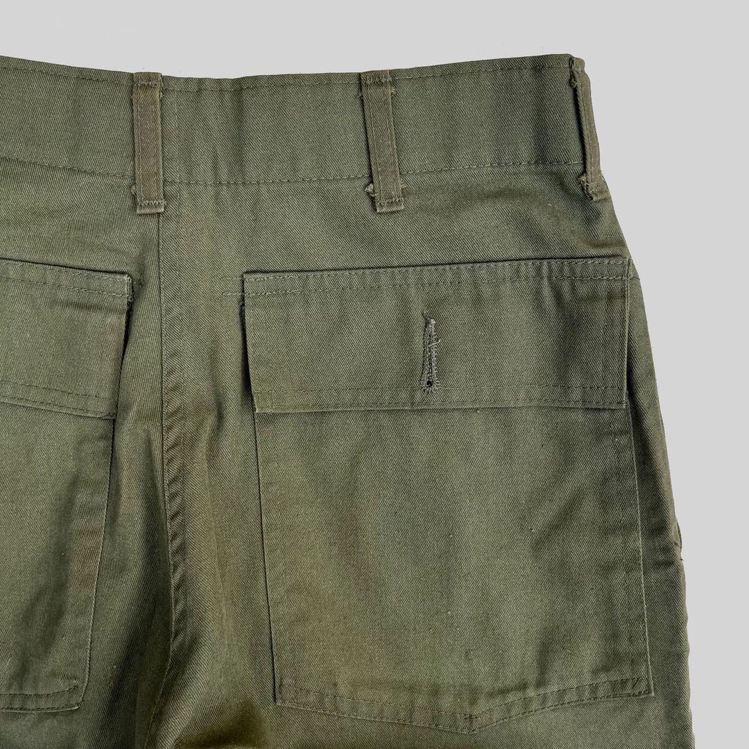 Vintage US Army 1981 80s Vintage 507 W26 Fatigue Military Trousers Size 26" / US 2 / IT 38 - 6 Thumbnail