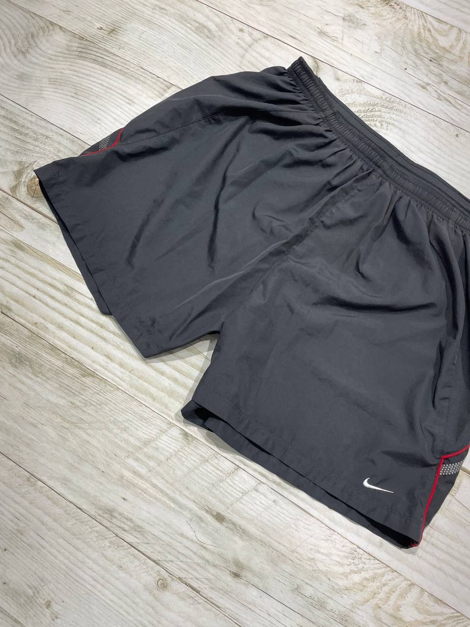 Nike Vintage Nike Striped Shorts 00s Swoosh Swim Running Size US 38 / EU 54 - 3 Thumbnail