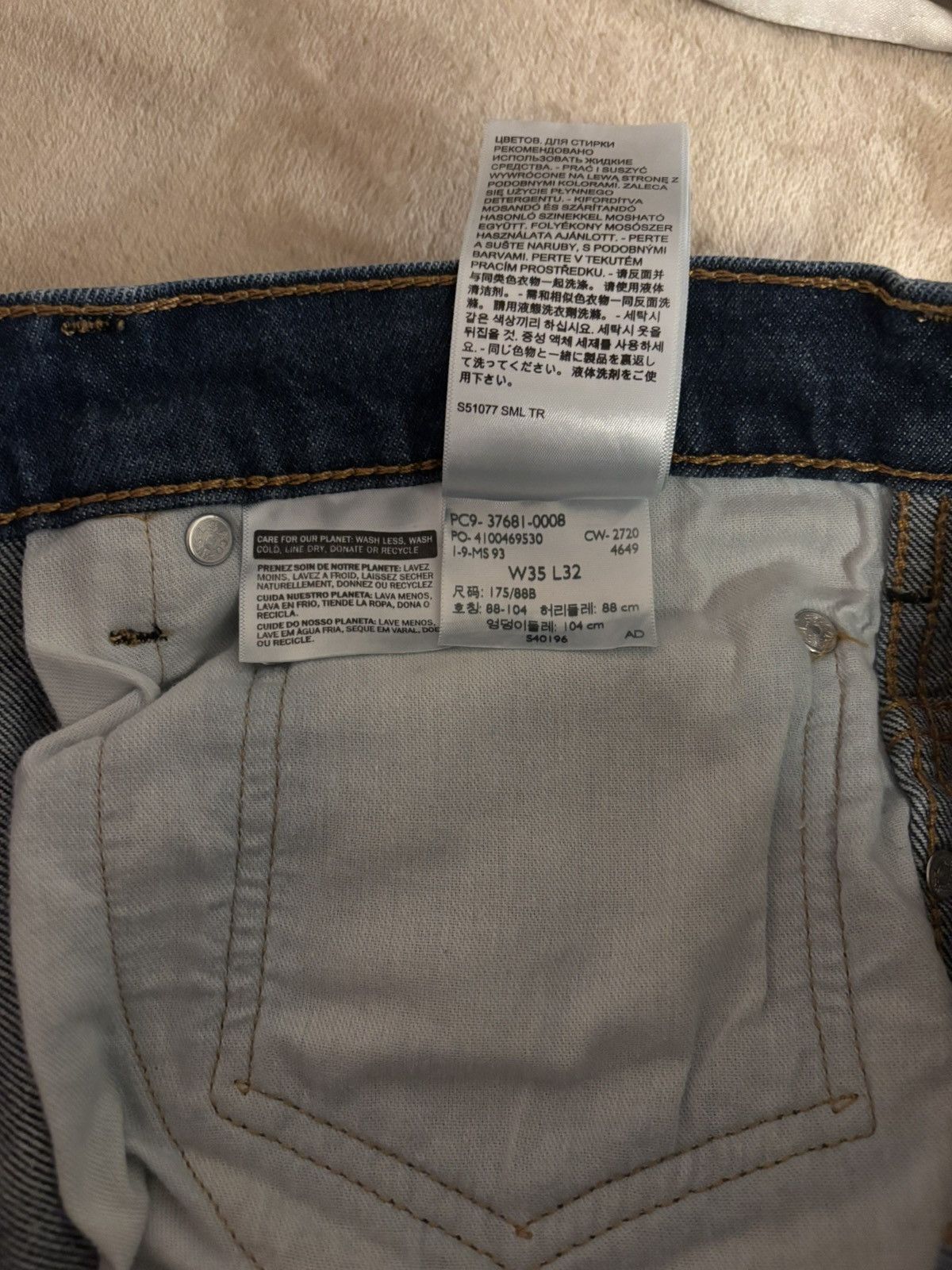 Levi's Levi’s Menswear Jeans Size US 35 - 6 Thumbnail