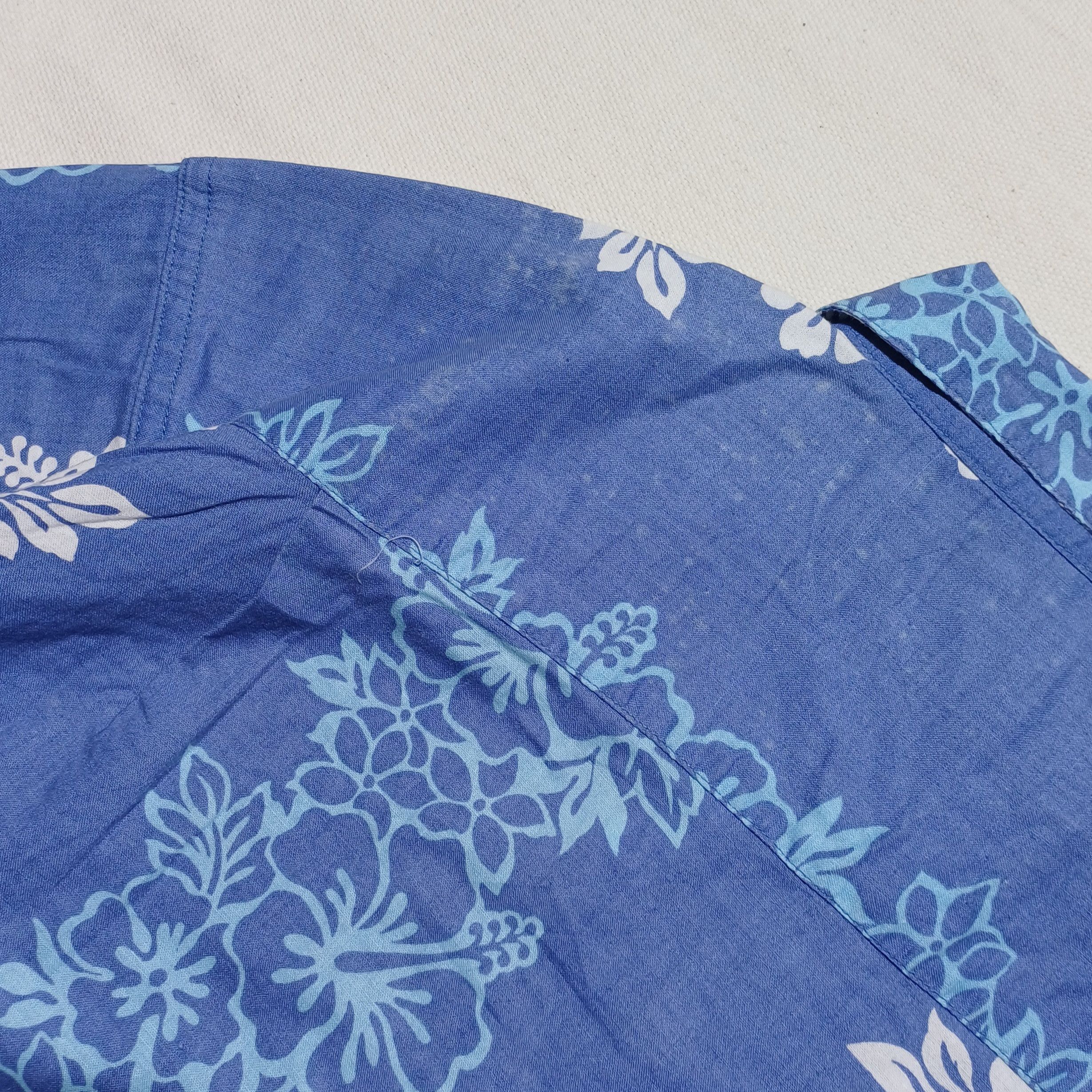Other Vintage 90s Hawaiian Style Shirt by Blue Vacation Japan Size US L / EU 52-54 / 3 - 5 Thumbnail
