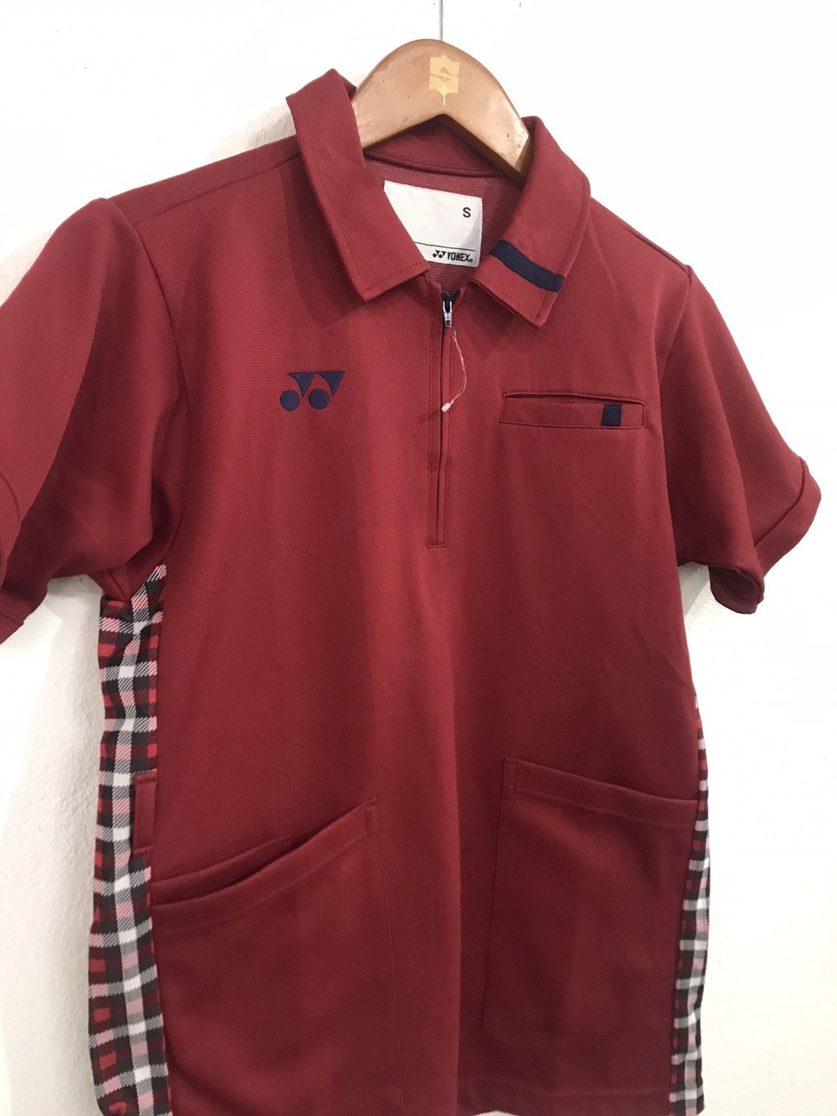 Japanese Brand × Vintage Yonex half zipper tee Size S / US 4 / IT 40 - 2 Thumbnail