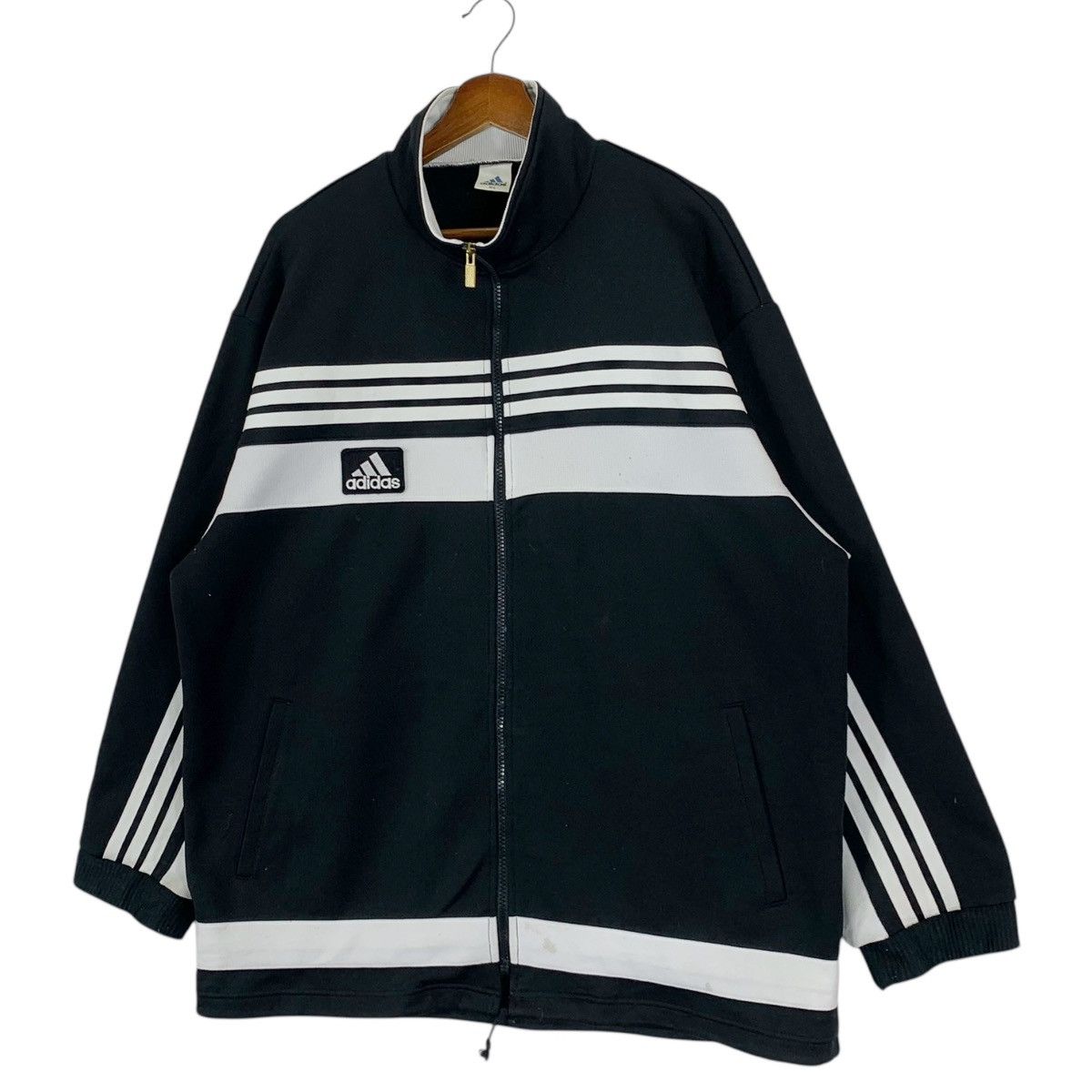 Adidas Vintage Adidas Descente Full Zipper Sweater Jacket Size US M / EU 48-50 / 2 - 3 Thumbnail