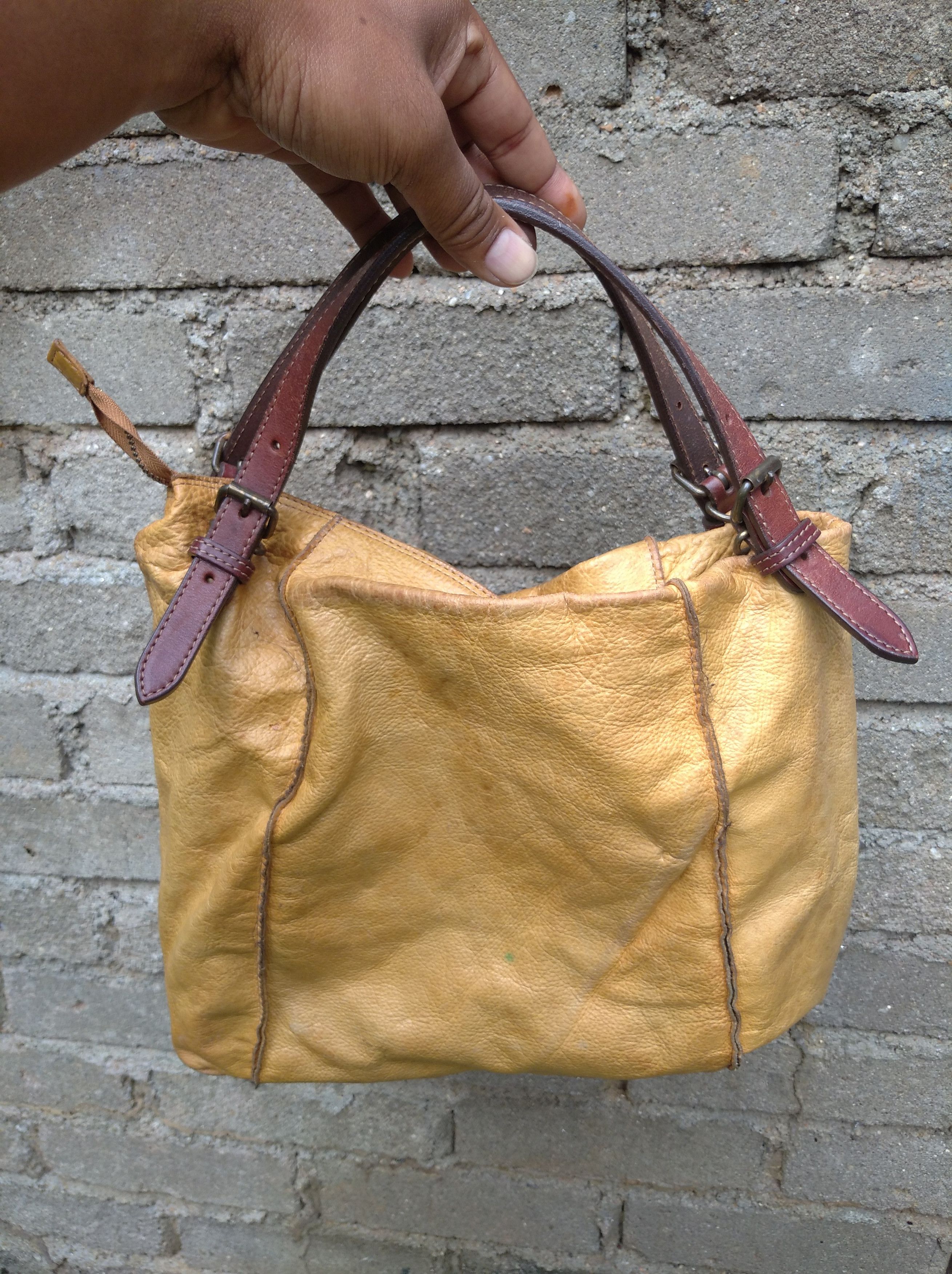 Japanese Brand × Leather Leather tote bag Japanese brand Size ONE SIZE - 1 Thumbnail