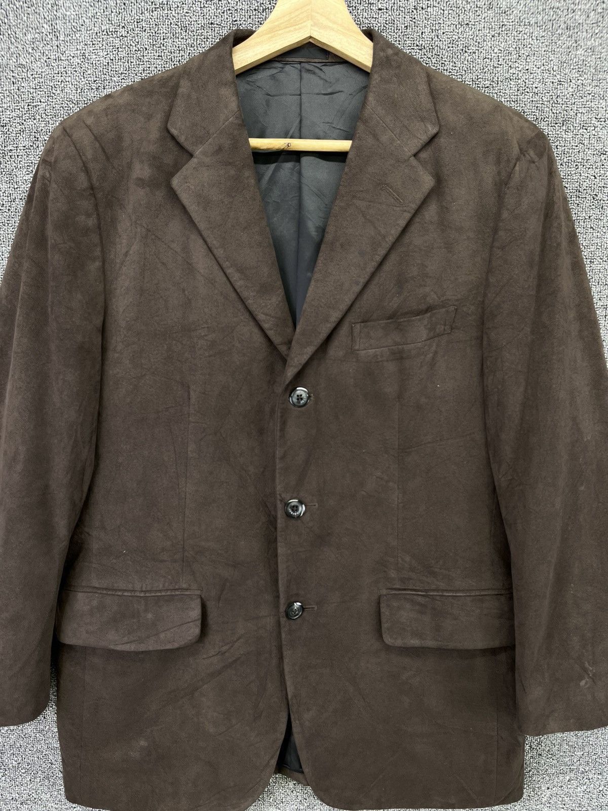 Burberry Vintage Burberry London Leather Blazers Coat Jacket Size US M / EU 48-50 / 2 - 5 Thumbnail