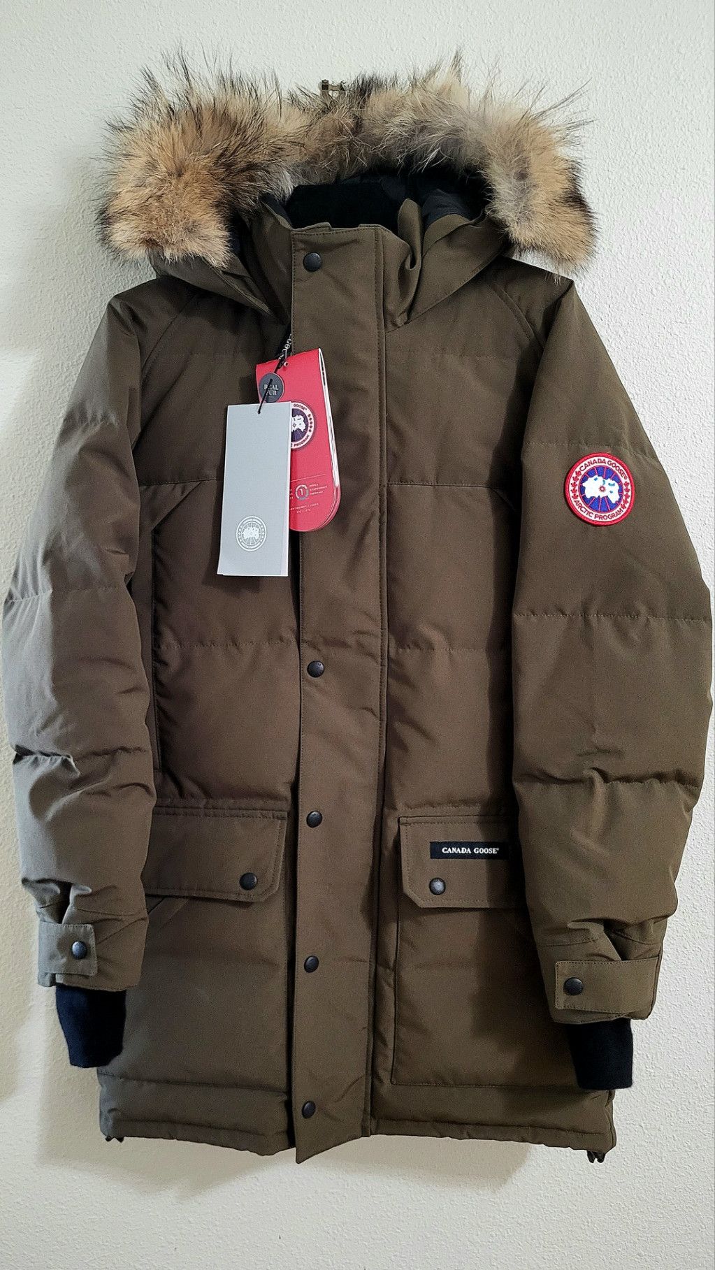 Canada Goose Emory Slim Genuine Coyote Fur Trim Down Parka | Grailed
