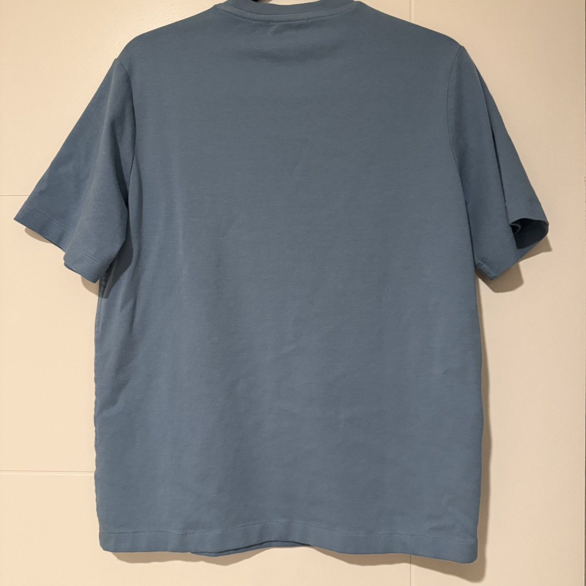 Hermes Hermès Men’s "Quarterb'H" Sky Blue Crewneck T-shirt Small Size US S / EU 44-46 / 1 - 12 Thumbnail