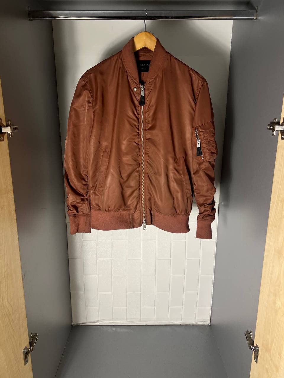 Allsaints VINTAGE ALLSAINTS MYRA BOMBER JACKET CASUAL DESIGNER JAPAN Size US S / EU 44-46 / 1 - 1 Thumbnail