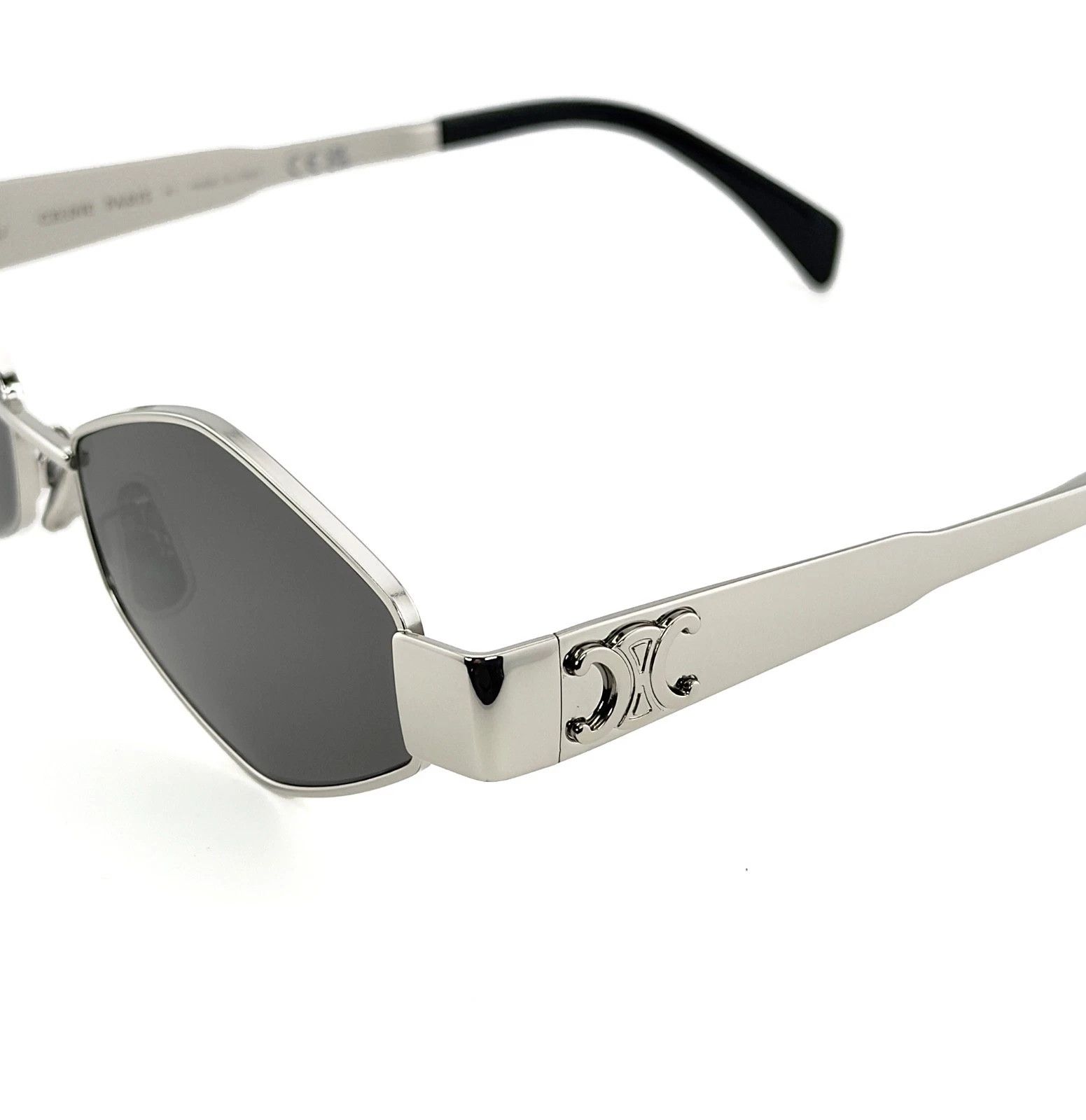 Celine CELINE CL40254U 40254 METAL TRIOMPHE Unisex Sunglasses 16A Size ONE SIZE - 8 Thumbnail