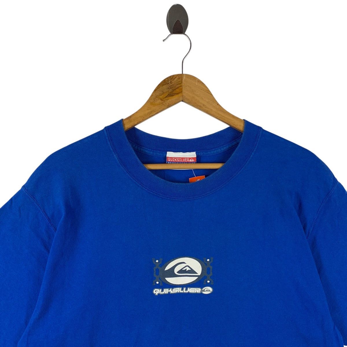 Quiksilver × Vintage Vintage 90s QUIKSILVER Surfing back hit tee Size US L / EU 52-54 / 3 - 3 Thumbnail